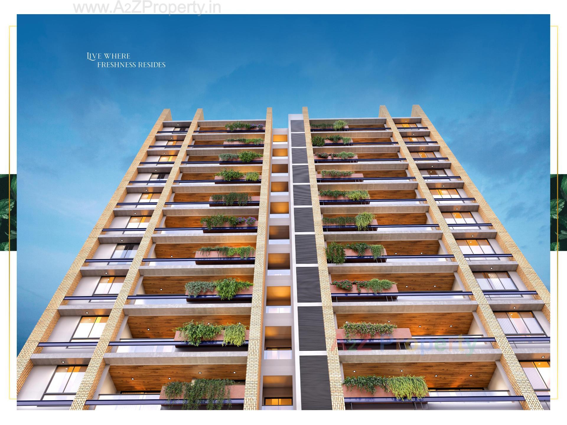 3D Elevation of real estate project The Empyrean located at Shilaj, Ahmedabad, Gujarat