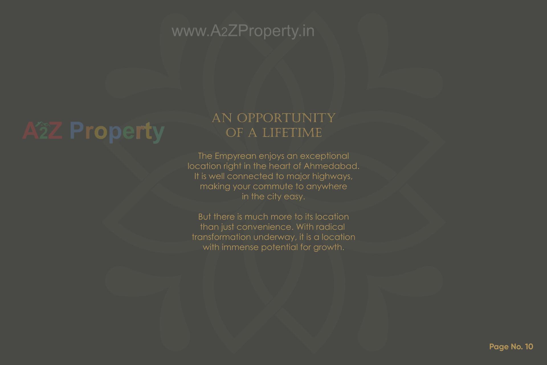  of real estate project The Empyrean located at Bopal, Ahmedabad, Gujarat