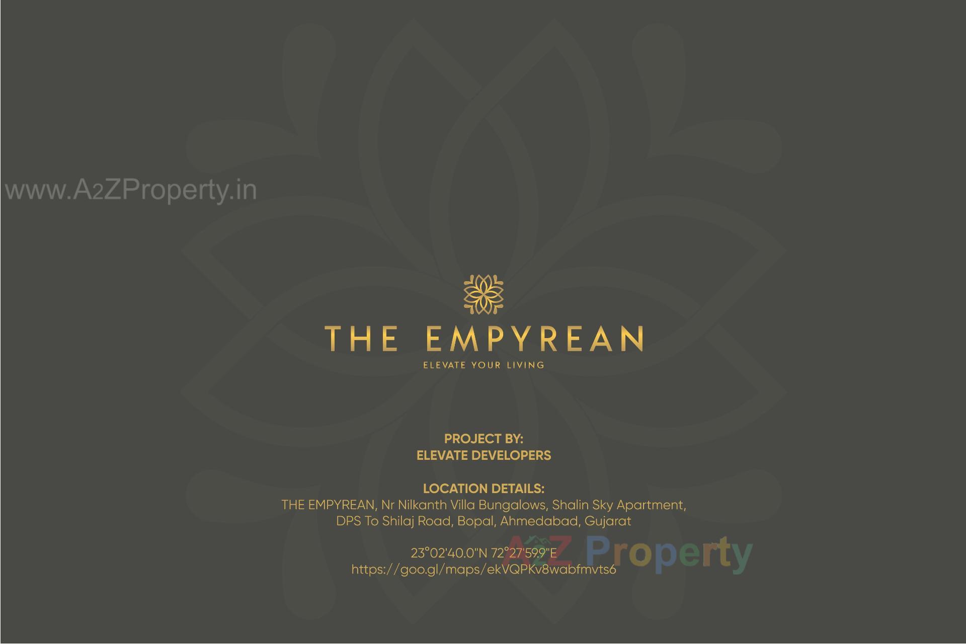  of real estate project The Empyrean located at Bopal, Ahmedabad, Gujarat