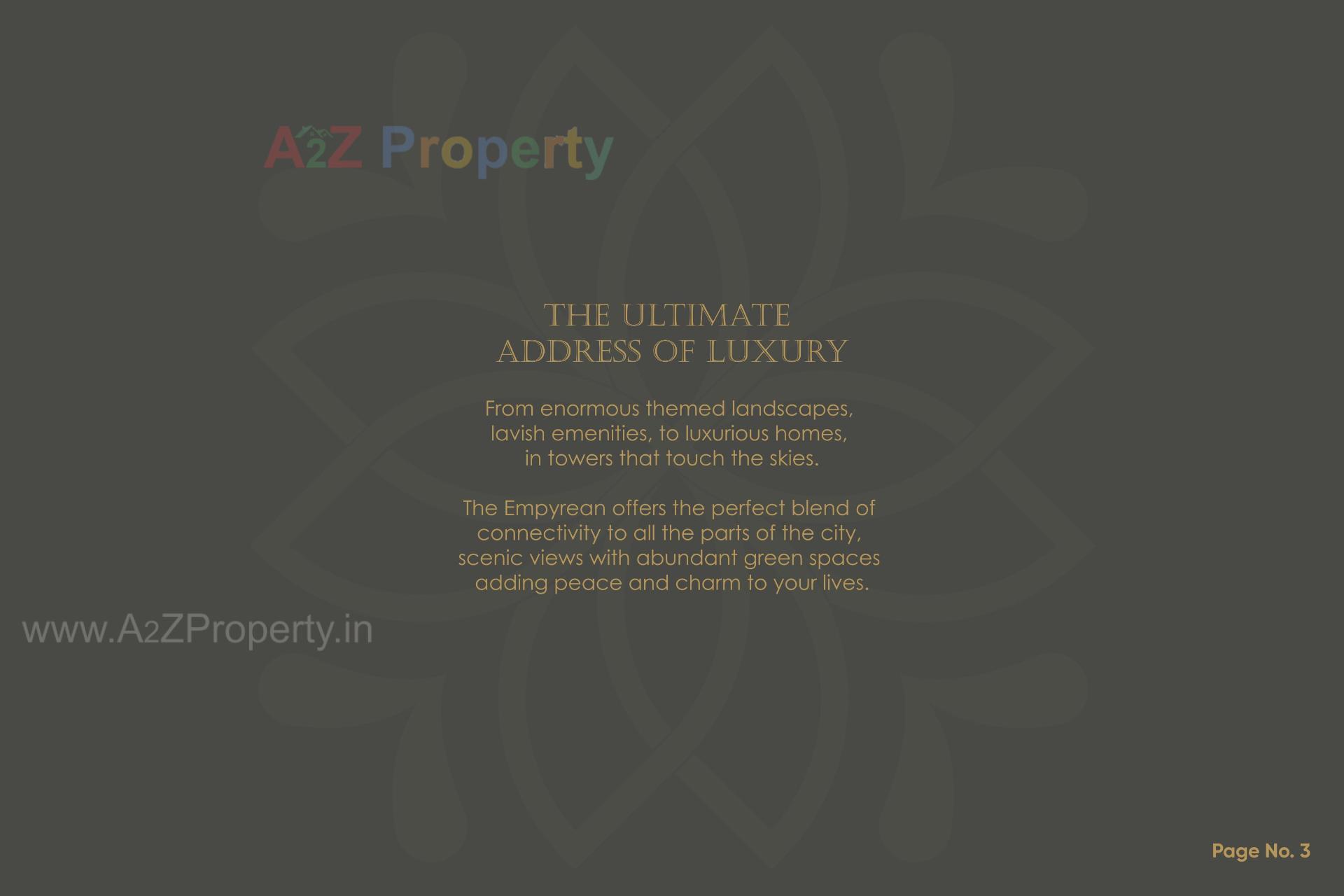  of real estate project The Empyrean located at Bopal, Ahmedabad, Gujarat