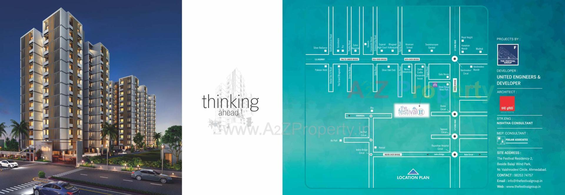 3D Elevation of real estate project The Festival Residency located at Khoraj, Ahmedabad, Gujarat