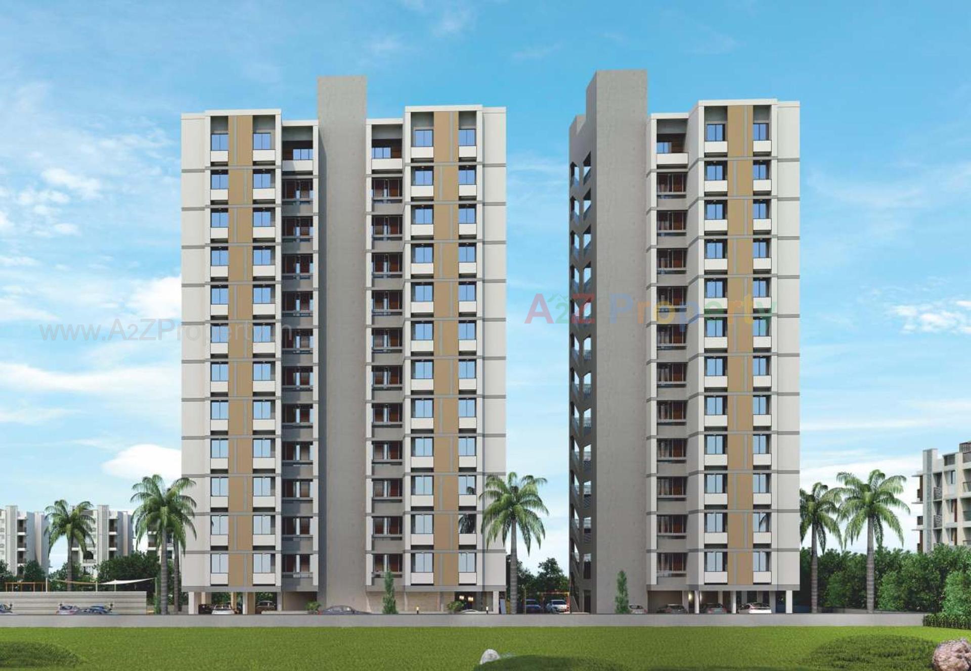 3D Elevation of real estate project The Festival Residency located at Khoraj, Ahmedabad, Gujarat