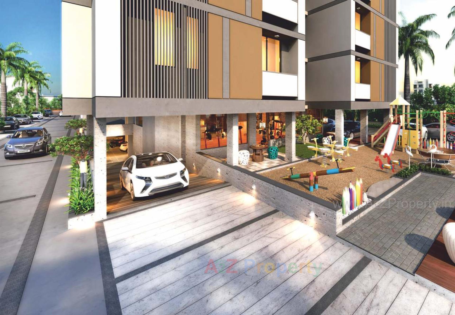 3D Elevation of real estate project The Festival Residency located at Khoraj, Ahmedabad, Gujarat