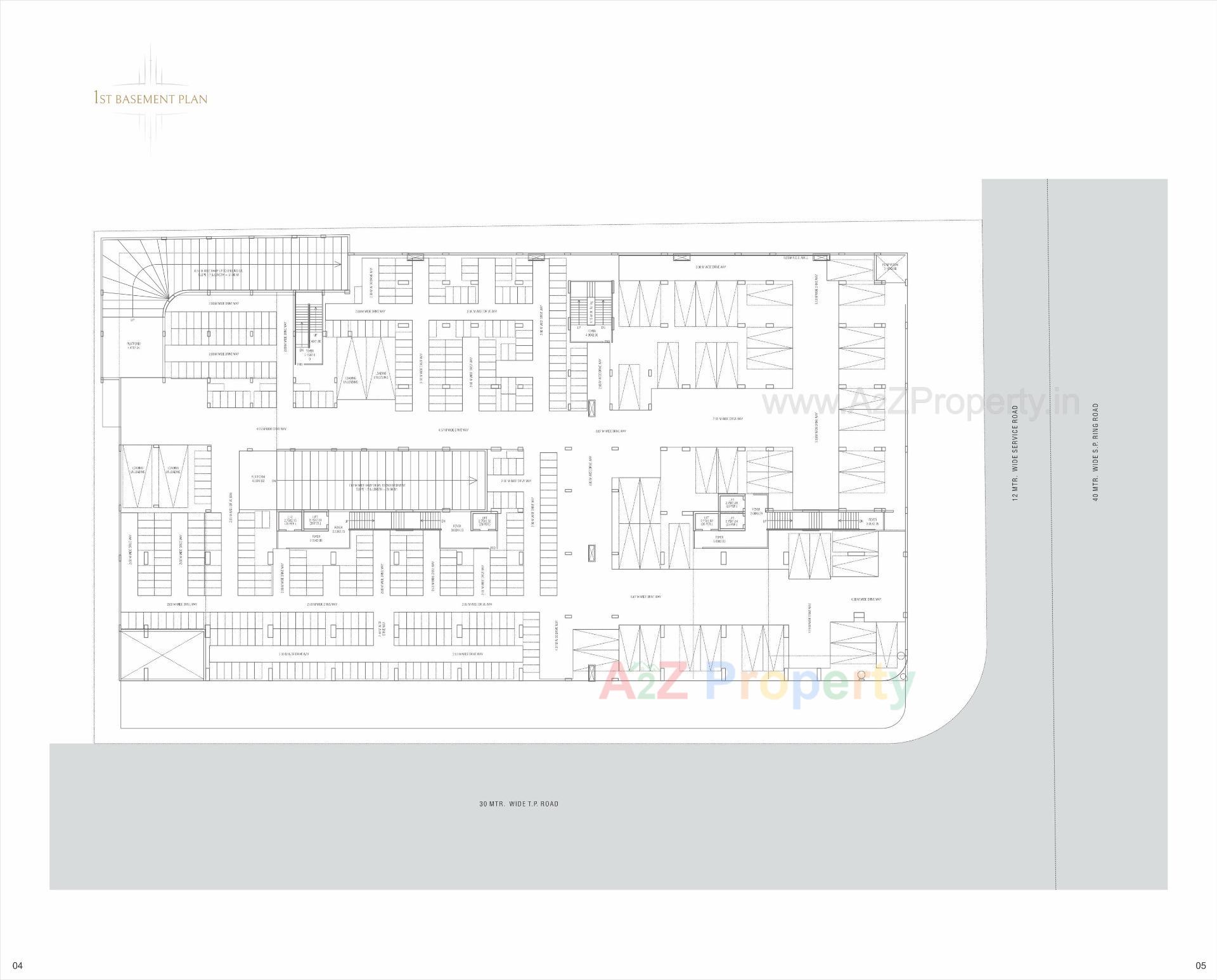 Layout of real estate project The Gateway located at Nikol, Ahmedabad, Gujarat