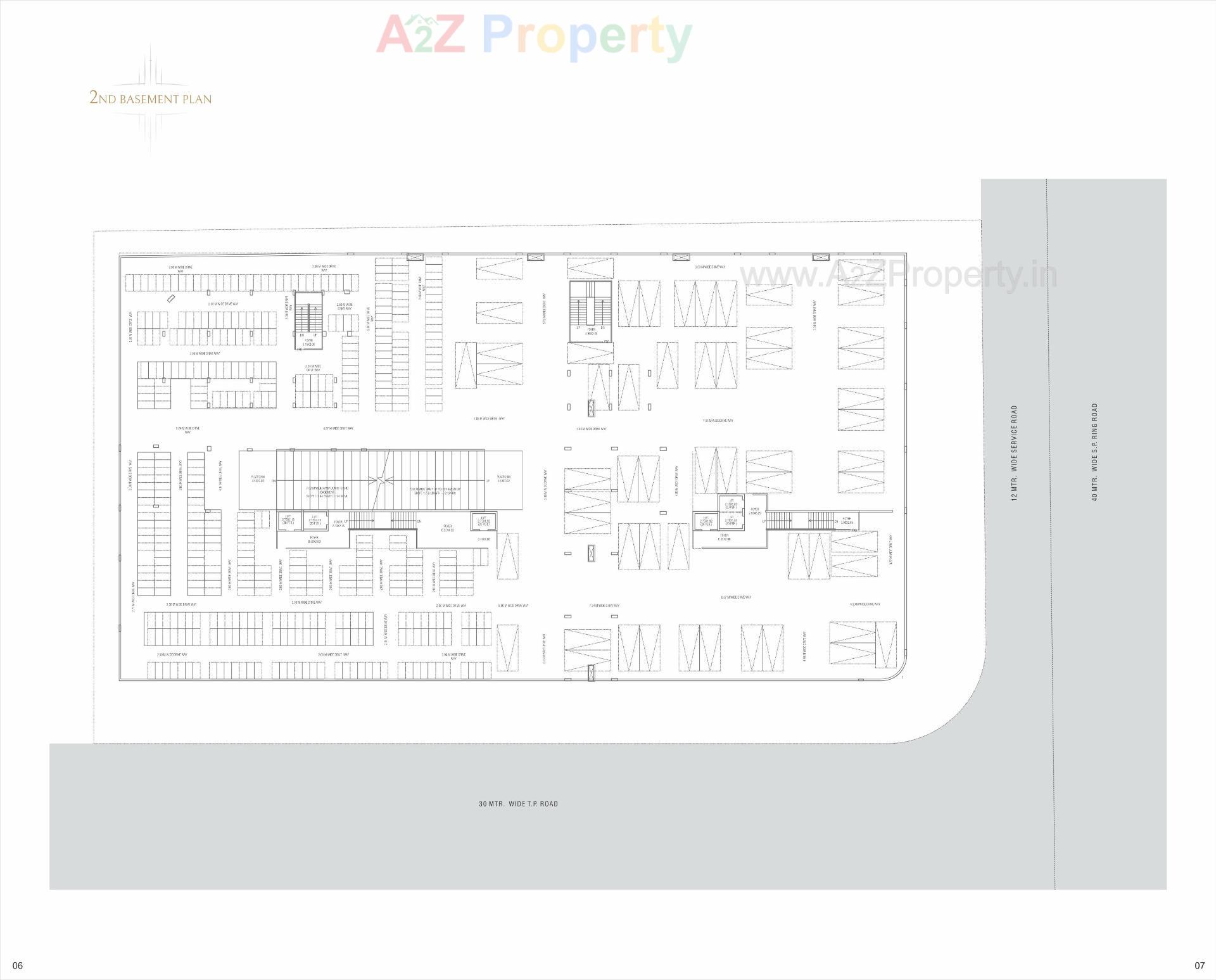 Layout of real estate project The Gateway located at Nikol, Ahmedabad, Gujarat