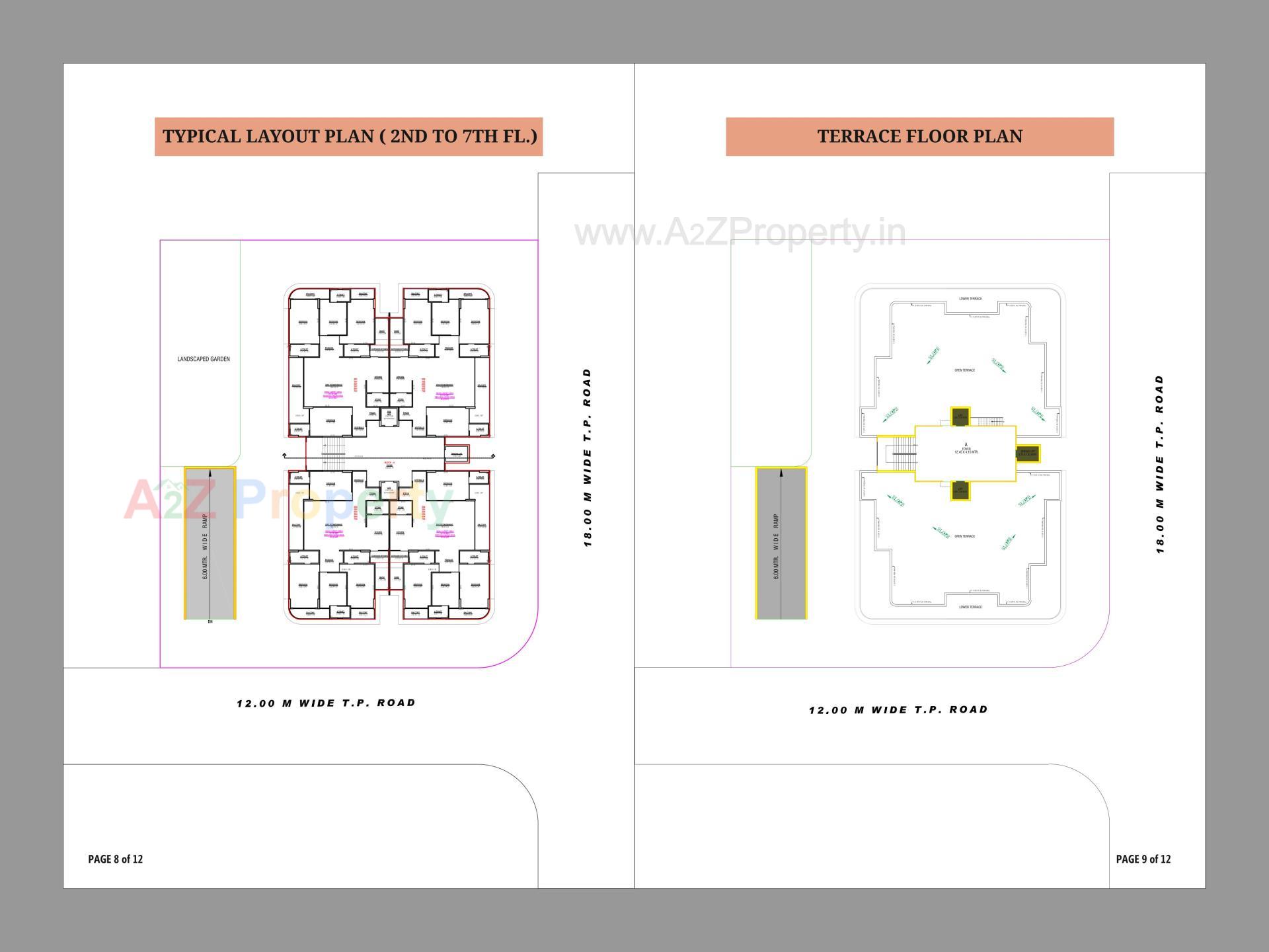 Layout of real estate project The Glorious located at Nikol, Ahmedabad, Gujarat