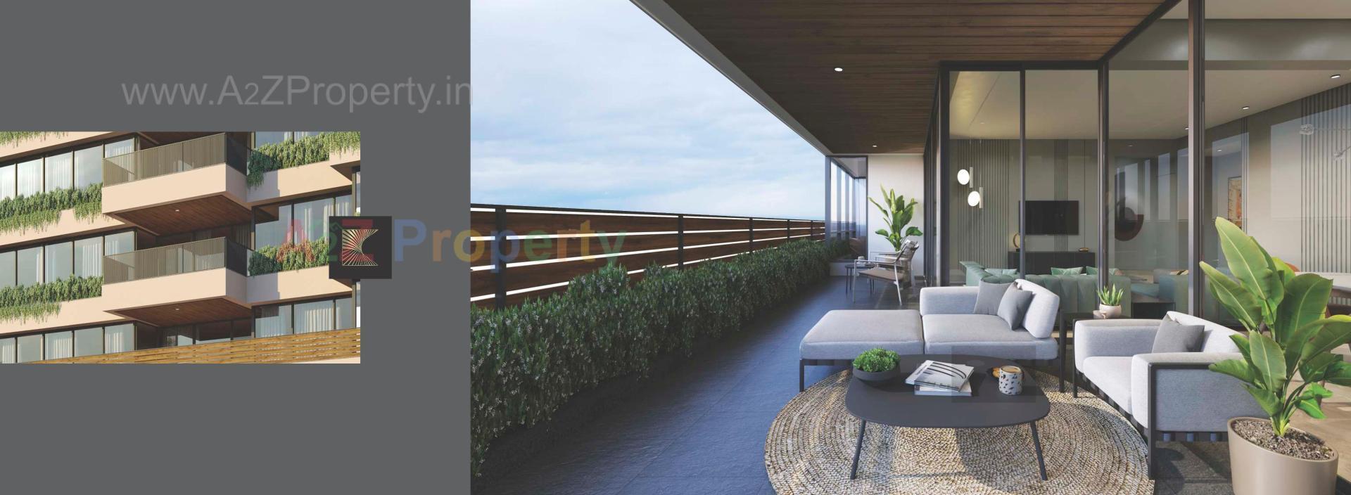 3D Elevation of real estate project The Gold By Samor located at Hebatpur, Ahmedabad, Gujarat