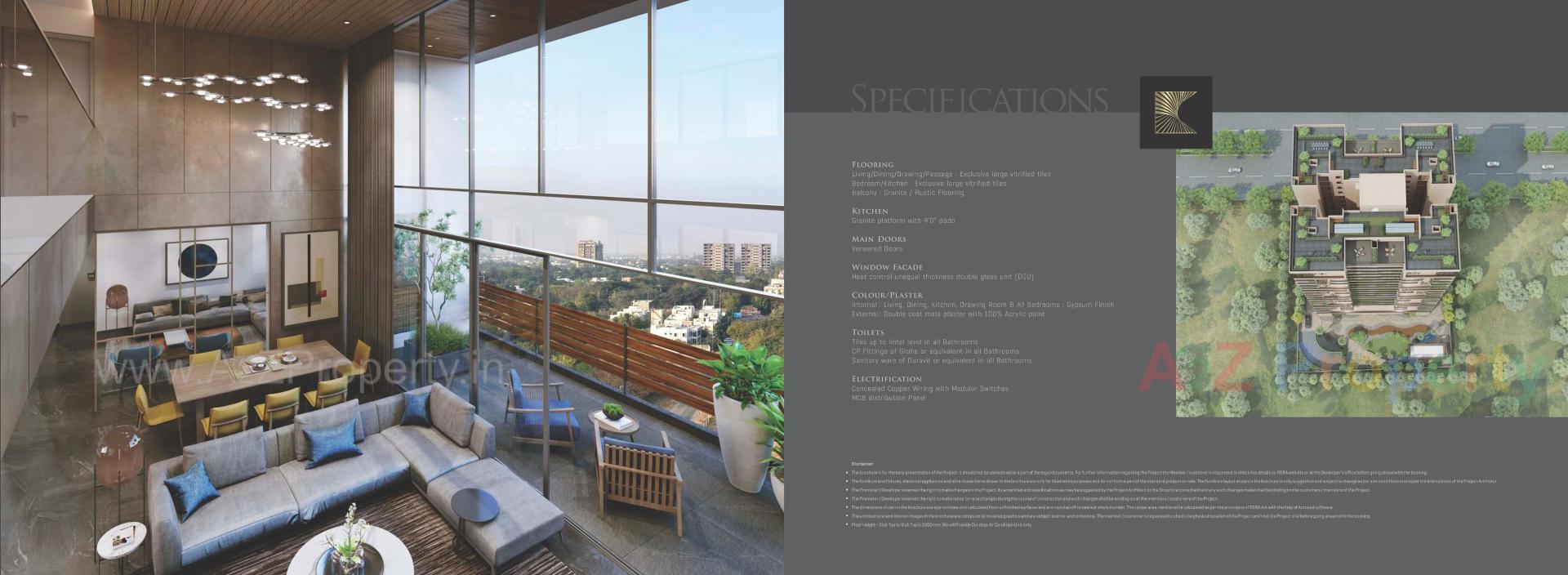 3D Elevation of real estate project The Gold By Samor located at Hebatpur, Ahmedabad, Gujarat