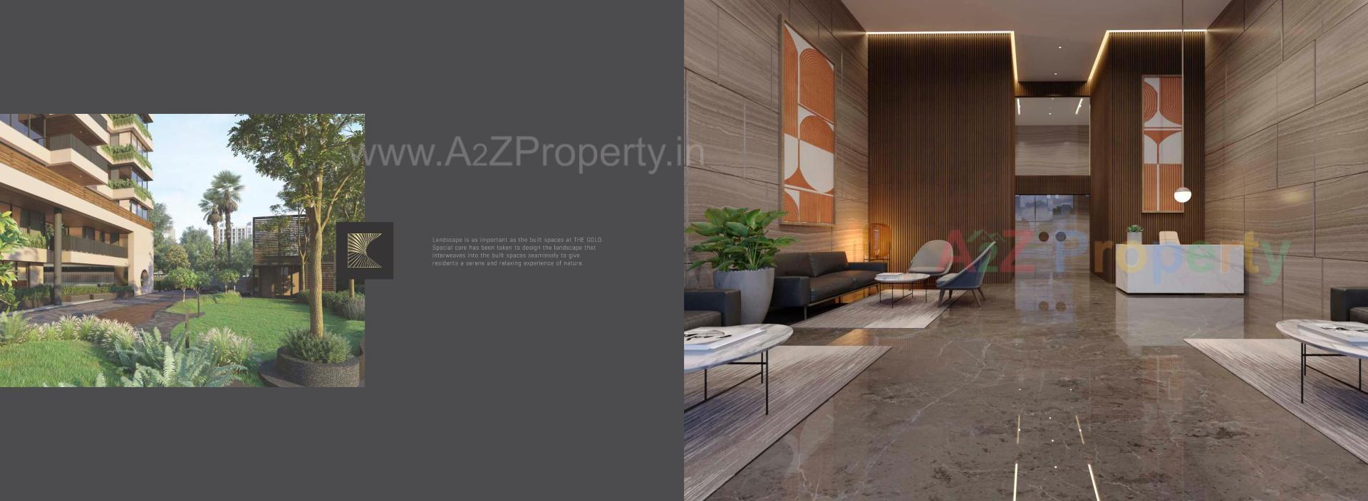 3D Elevation of real estate project The Gold By Samor located at Hebatpur, Ahmedabad, Gujarat