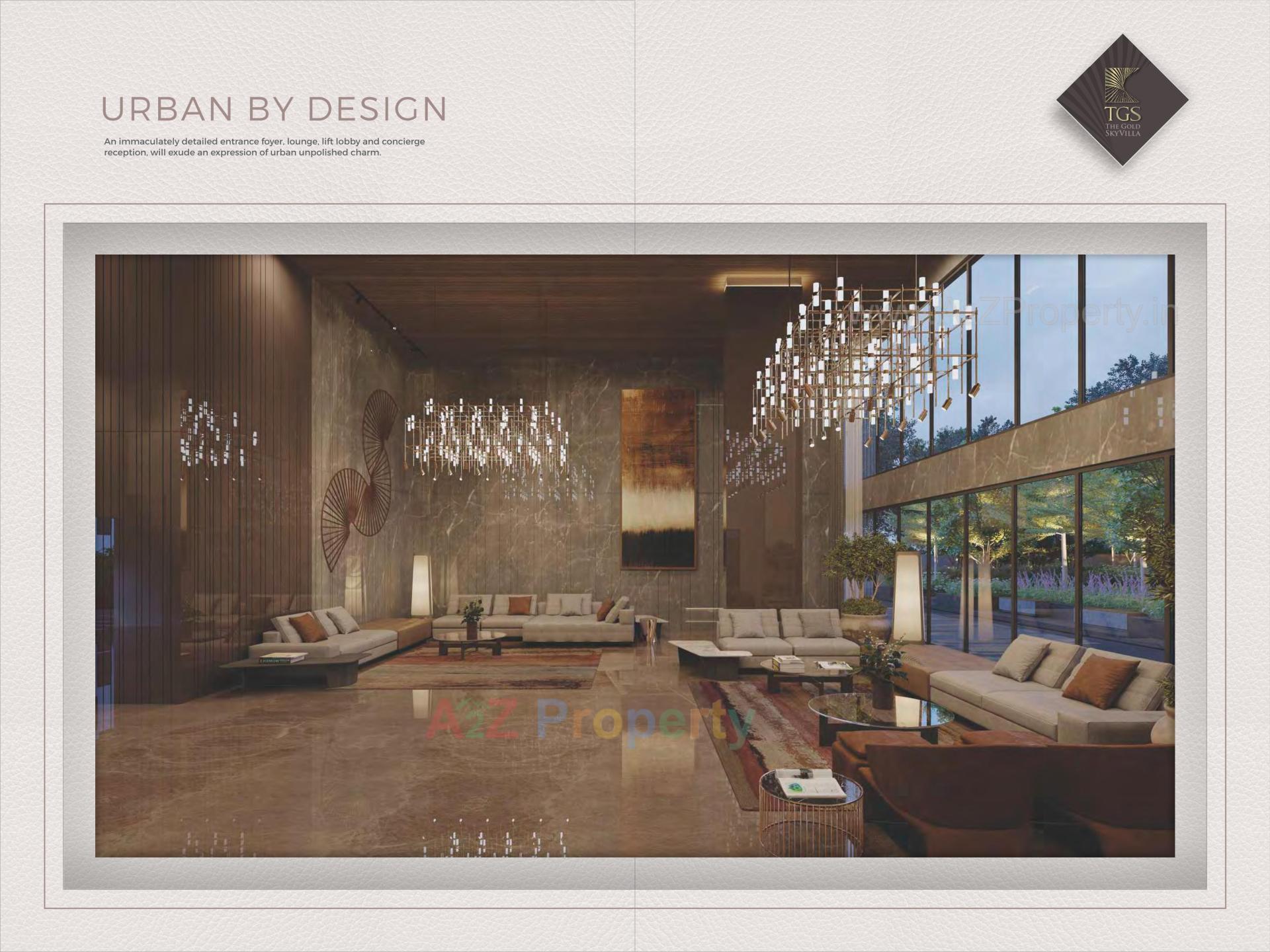 3D Elevation of real estate project The Gold Sky Villa located at Bhadaj, Ahmedabad, Gujarat