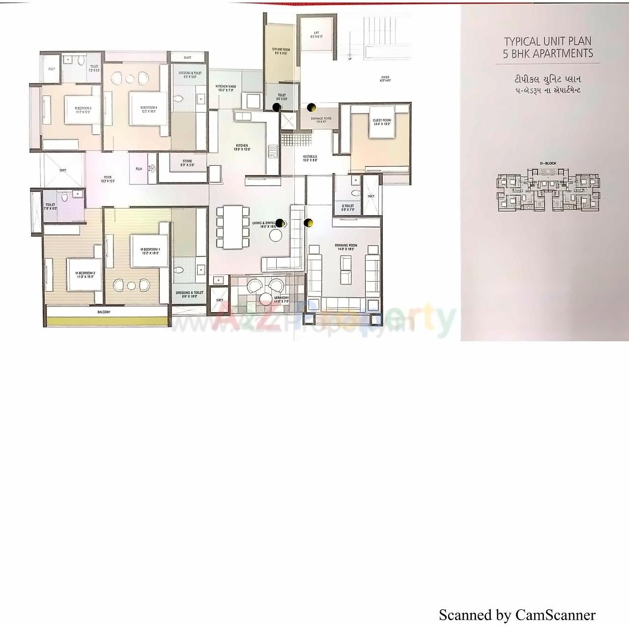 Layout of real estate project The Grand Eastern located at Nikol, Ahmedabad, Gujarat