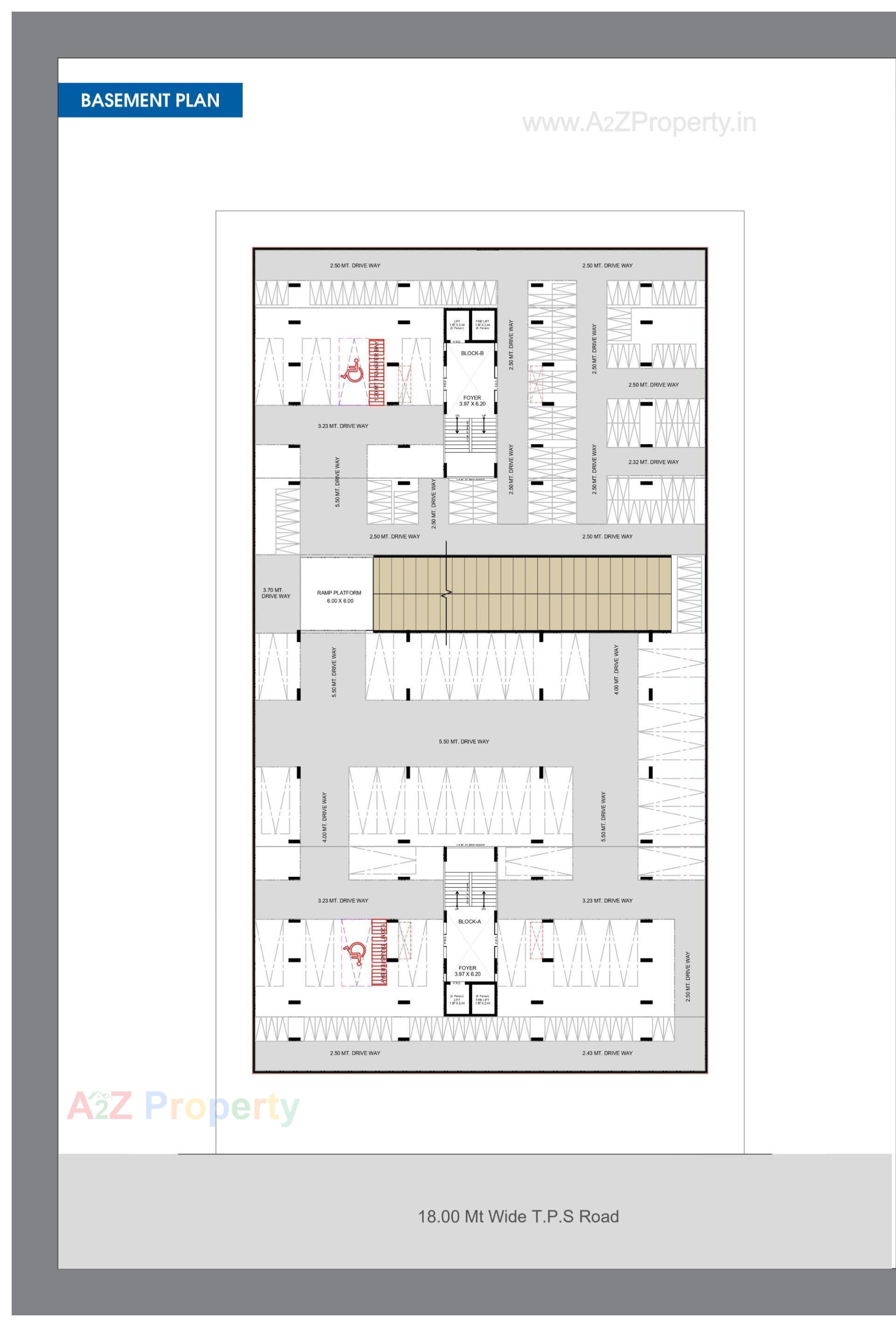 Layout of real estate project The Grand Gokuldham located at Vastral, Ahmedabad, Gujarat