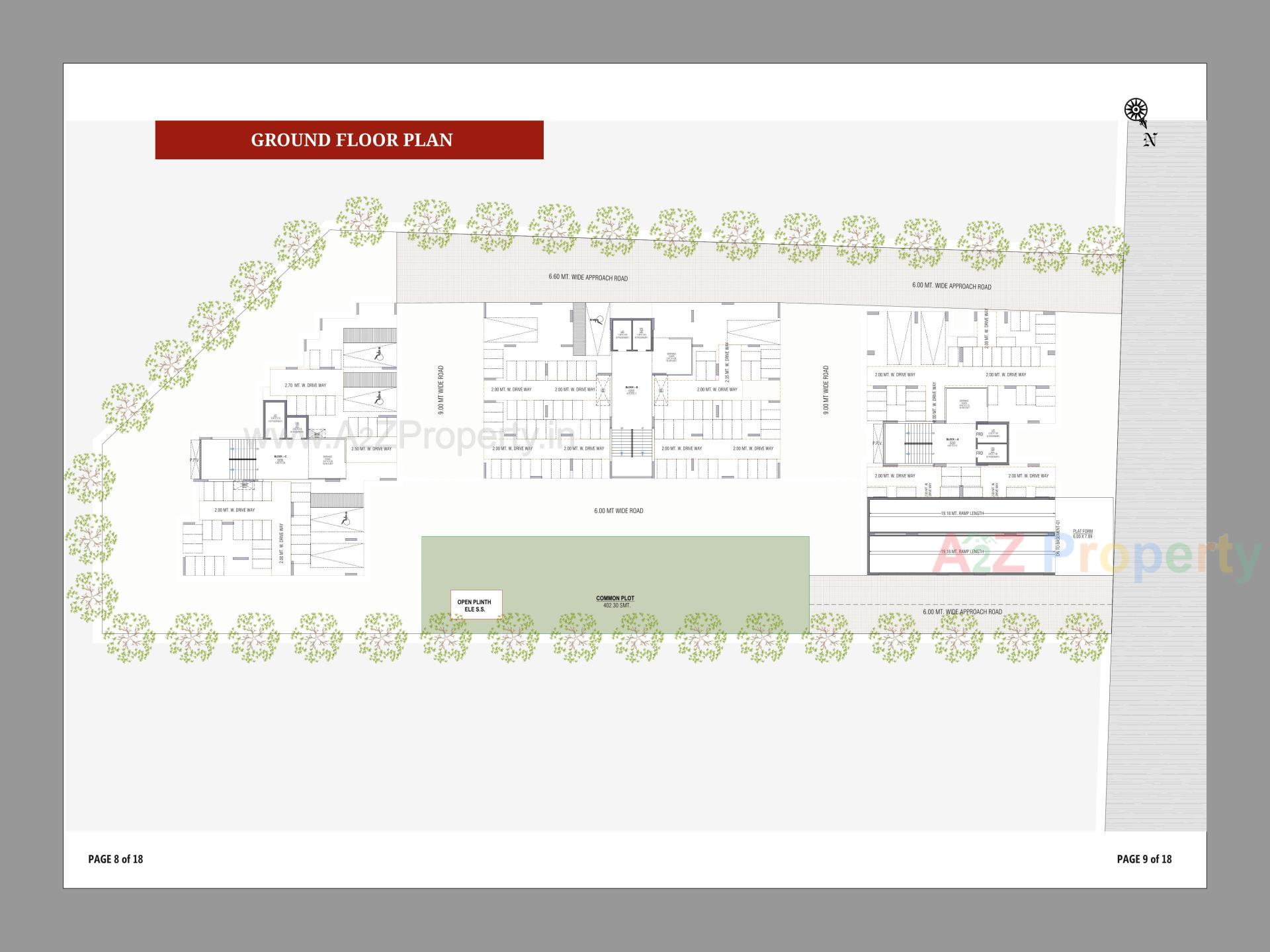 Layout of real estate project The Grand Serenity located at Nikol, Ahmedabad, Gujarat