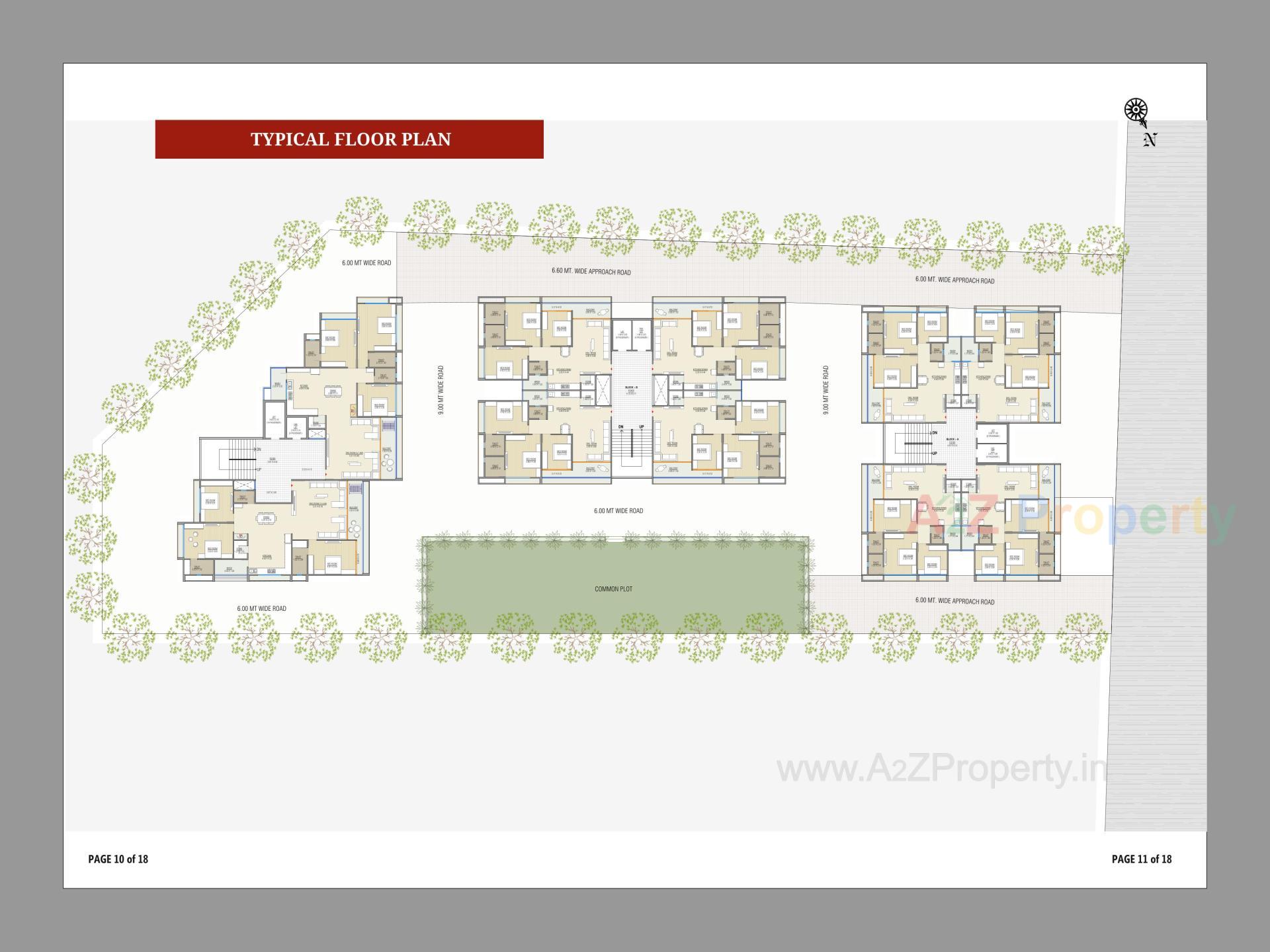 Layout of real estate project The Grand Serenity located at Nikol, Ahmedabad, Gujarat