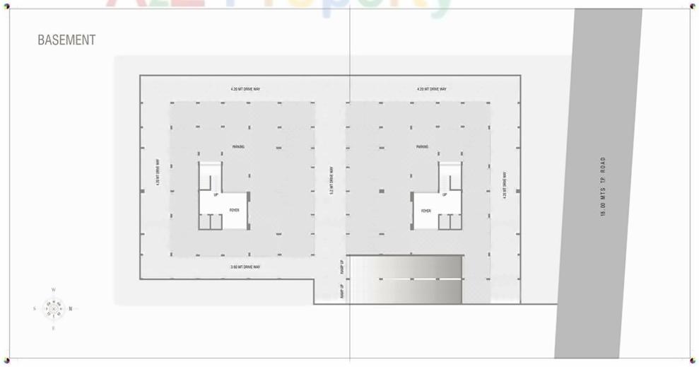Layout of real estate project The Great Eastern located at Nikol, Ahmedabad, Gujarat