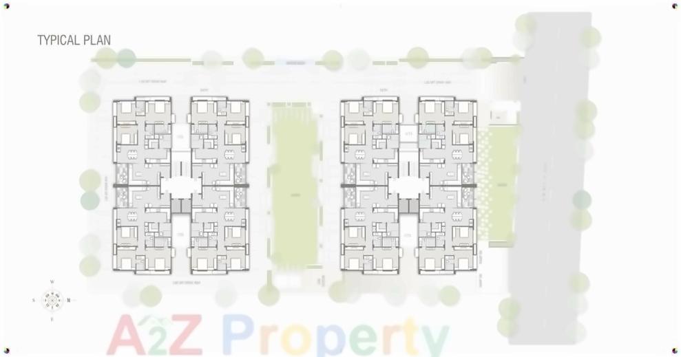 Layout of real estate project The Great Eastern located at Nikol, Ahmedabad, Gujarat