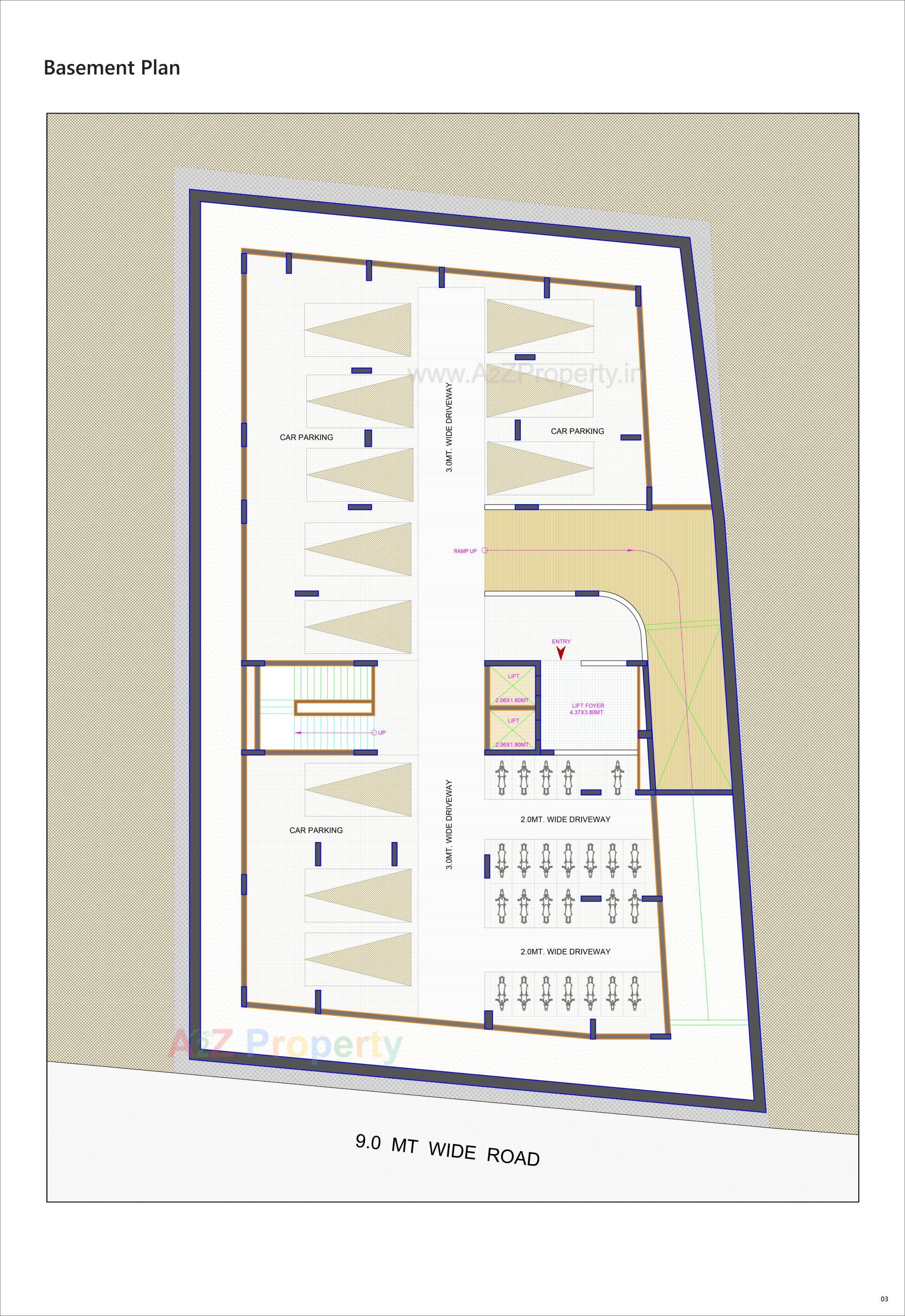Layout of real estate project The Green Luxuriya located at Chhadavad, Ahmedabad, Gujarat
