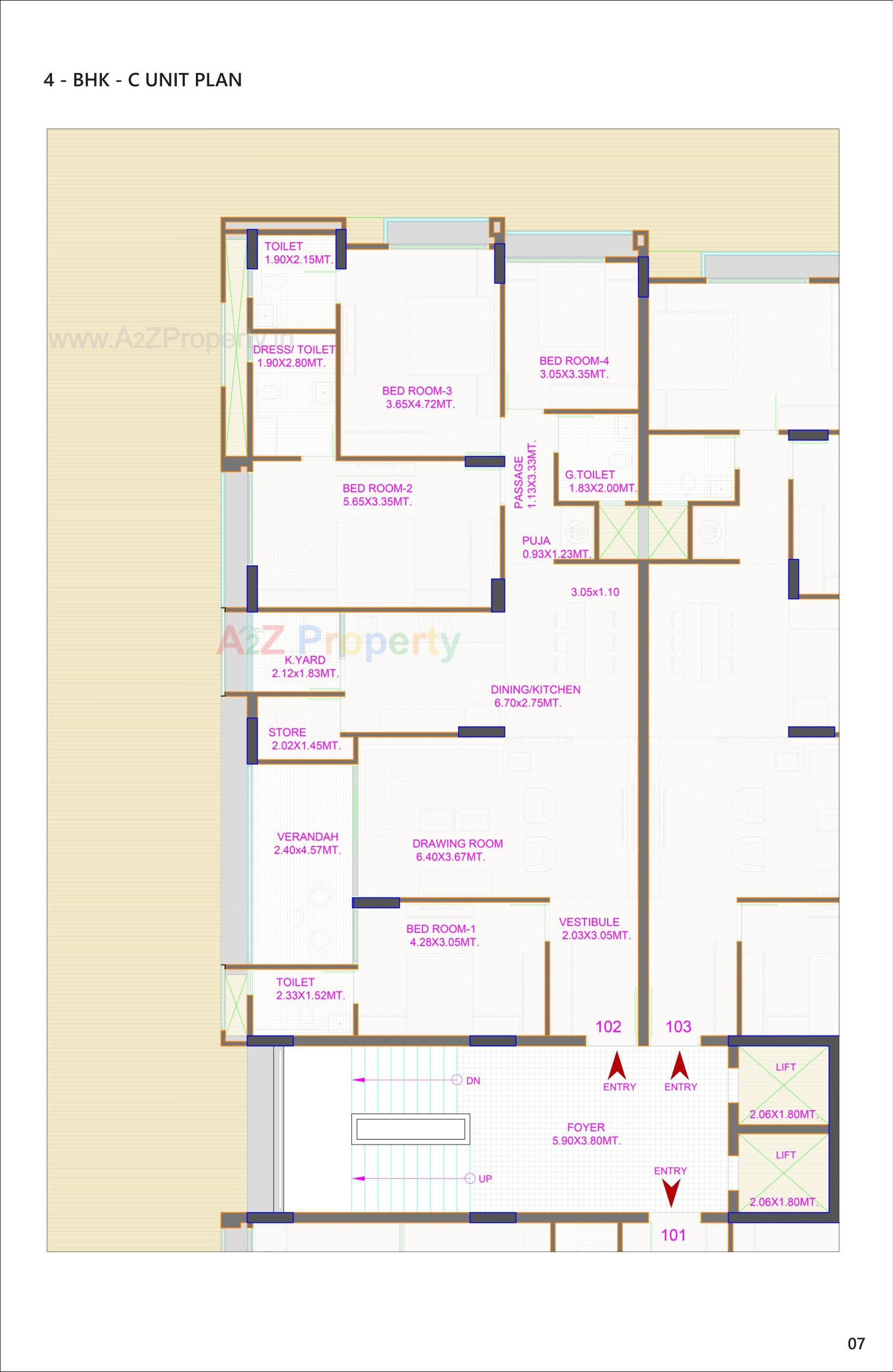 Layout of real estate project The Green Luxuriya located at Chhadavad, Ahmedabad, Gujarat