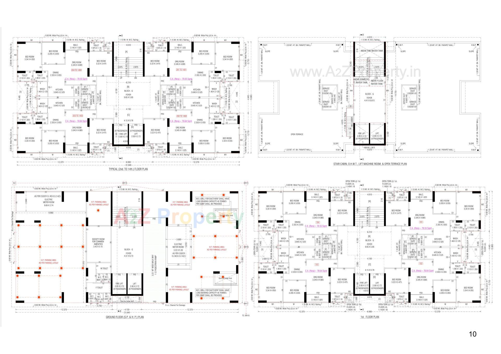 Layout of real estate project The Green Parmeshwar located at Ahmedabad, Ahmedabad, Gujarat