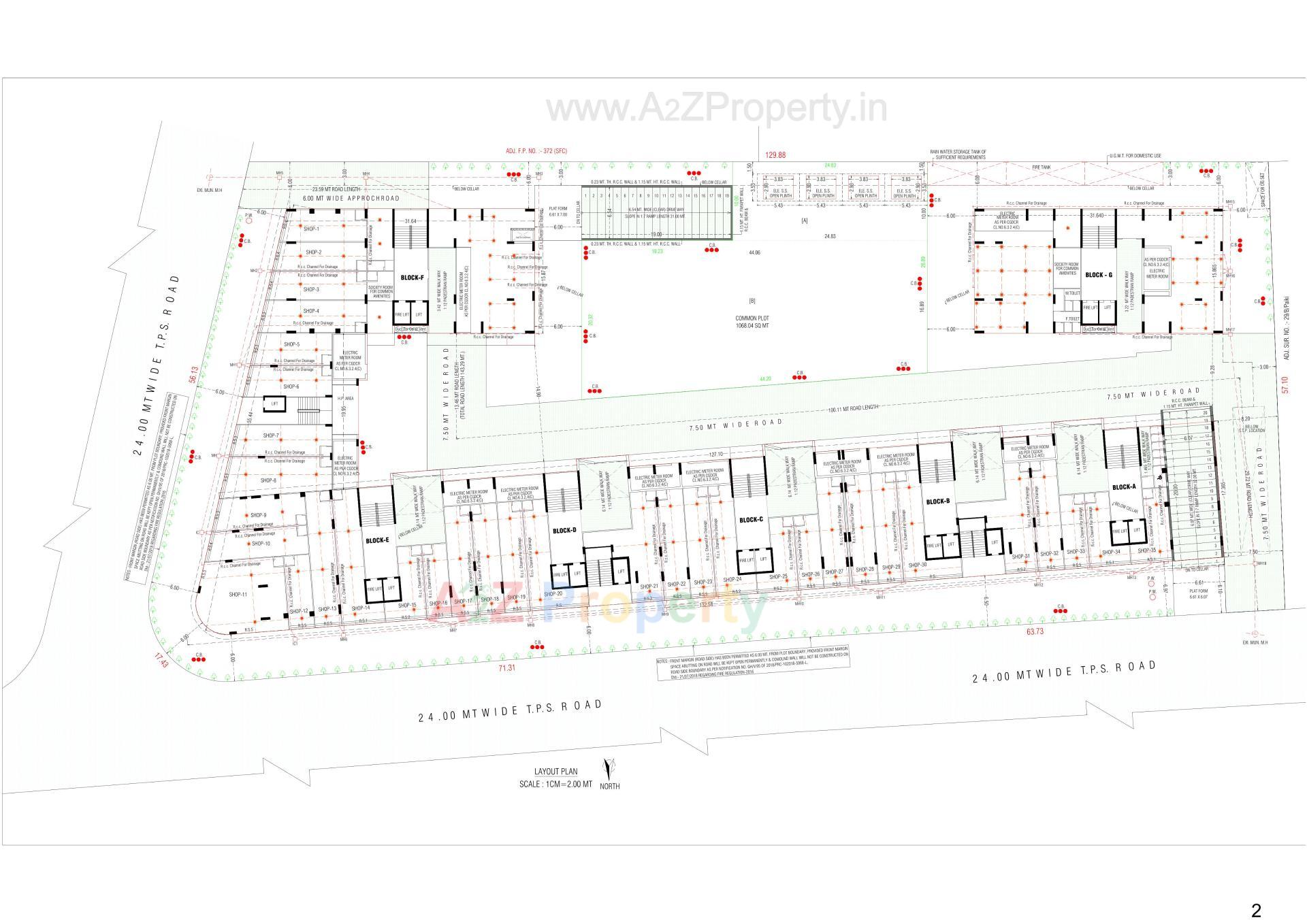 Layout of real estate project The Green Parmeshwar located at Ahmedabad, Ahmedabad, Gujarat