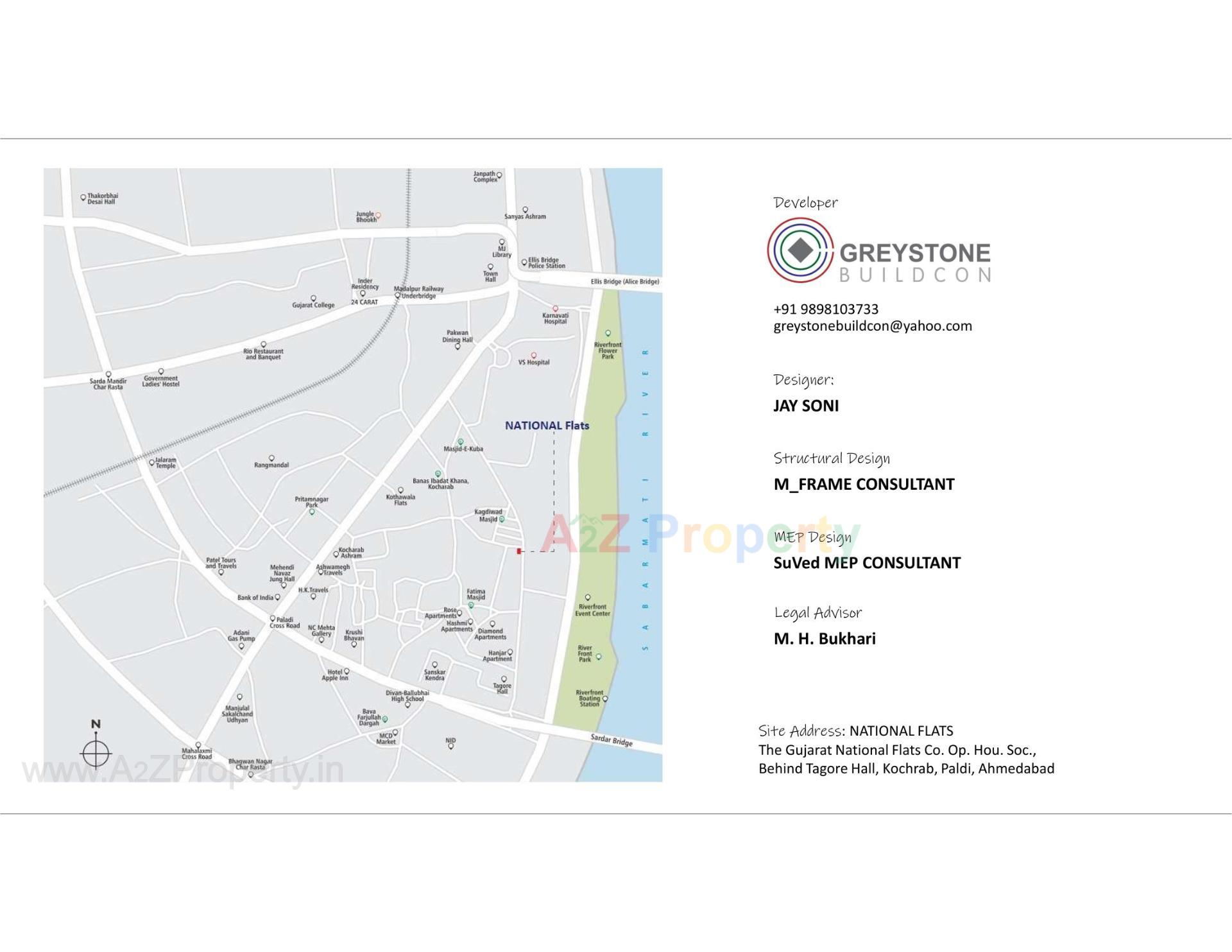  of real estate project The Gujarat National Flats Co Op Hou  Soc Ltd located at Kochrab, Ahmedabad, Gujarat