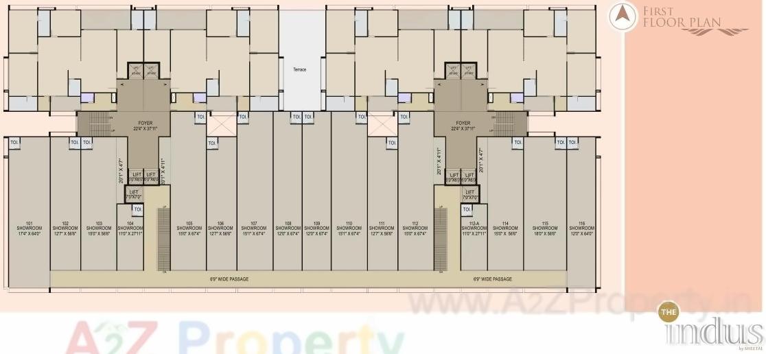 Layout of real estate project The Indus located at Ahmedabad, Ahmedabad, Gujarat
