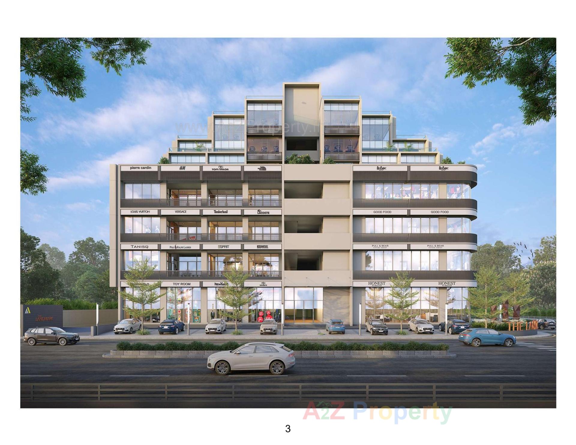 3D Elevation of real estate project The Landmark located at Chandkheda, Ahmedabad, Gujarat
