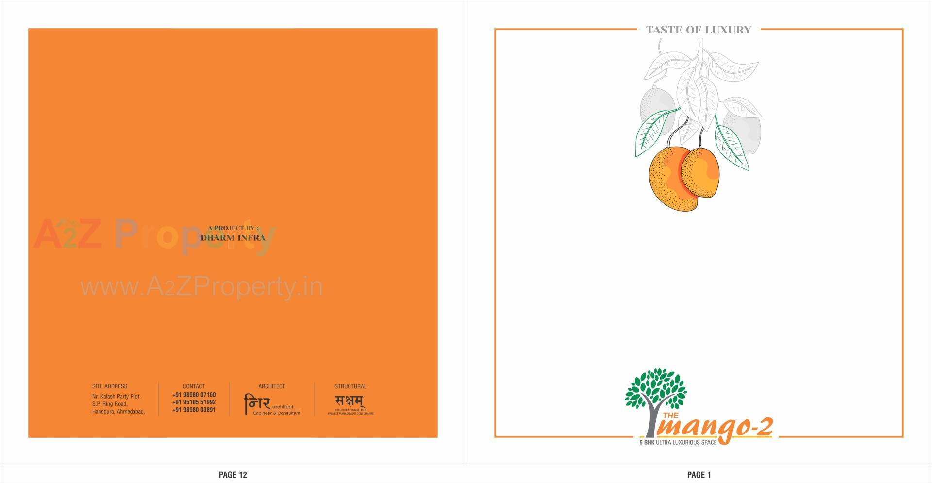  of real estate project The Mango located at Hanspura, Ahmedabad, Gujarat