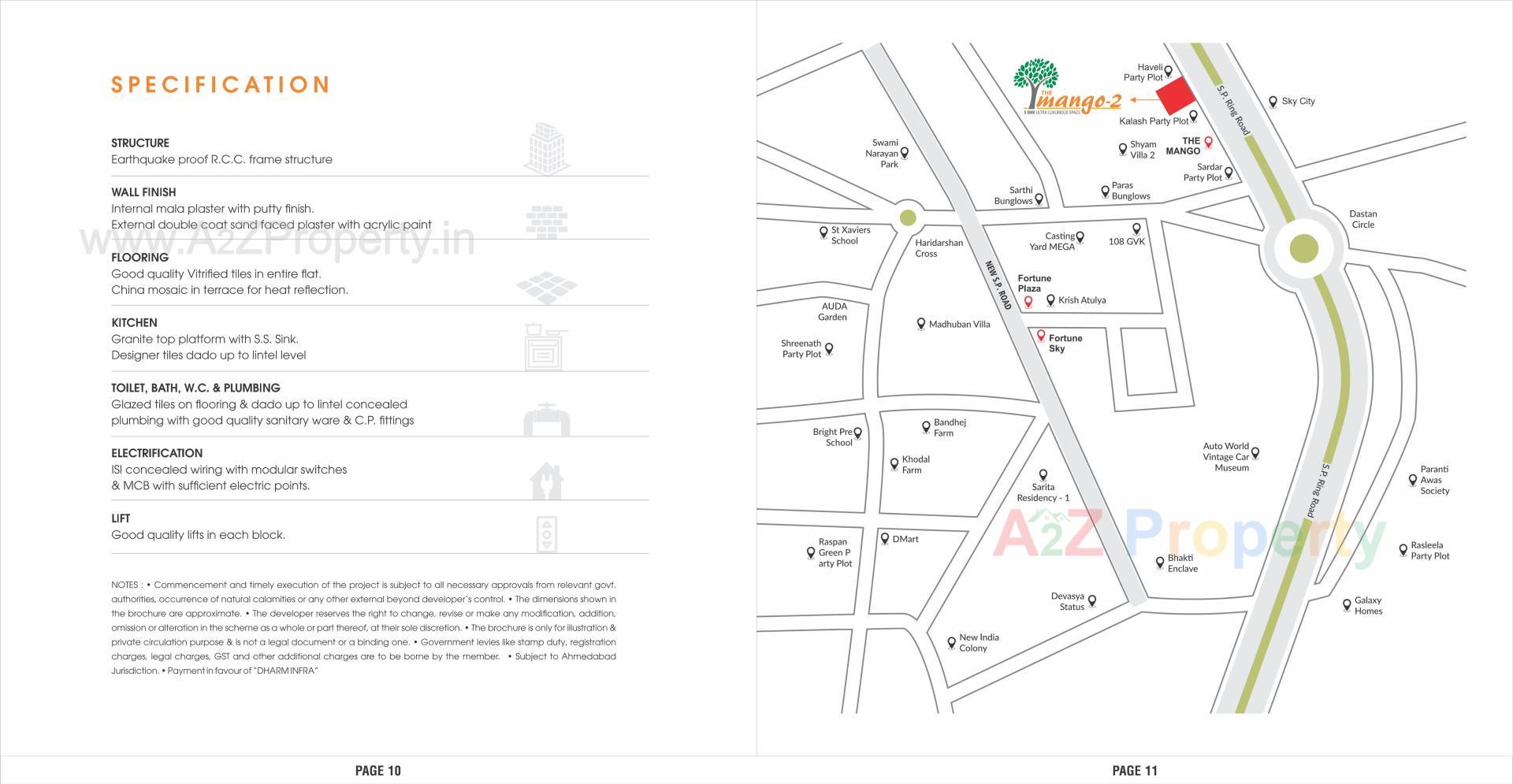  of real estate project The Mango located at Hanspura, Ahmedabad, Gujarat