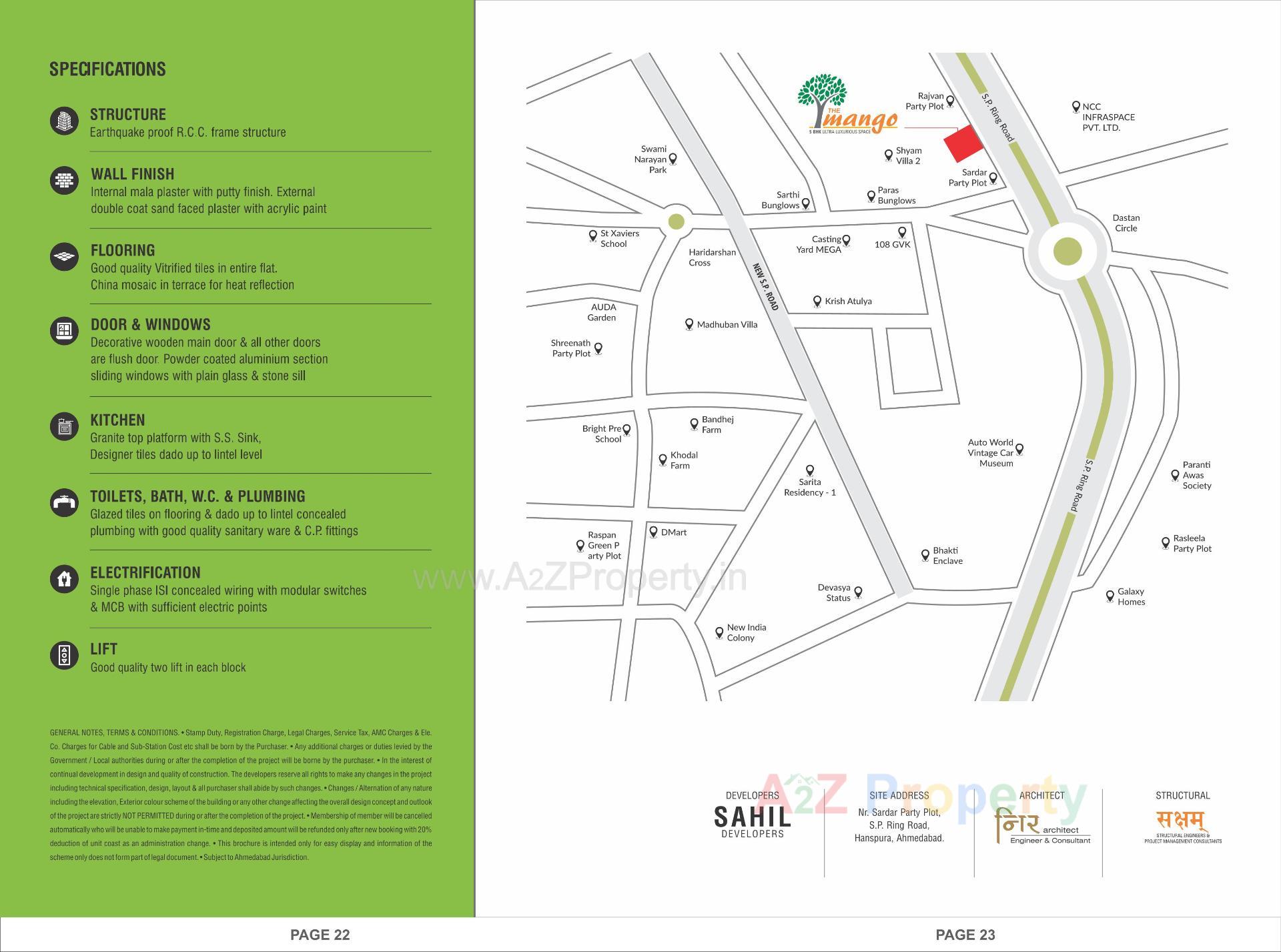  of real estate project The Mango located at Hanspura, Ahmedabad, Gujarat