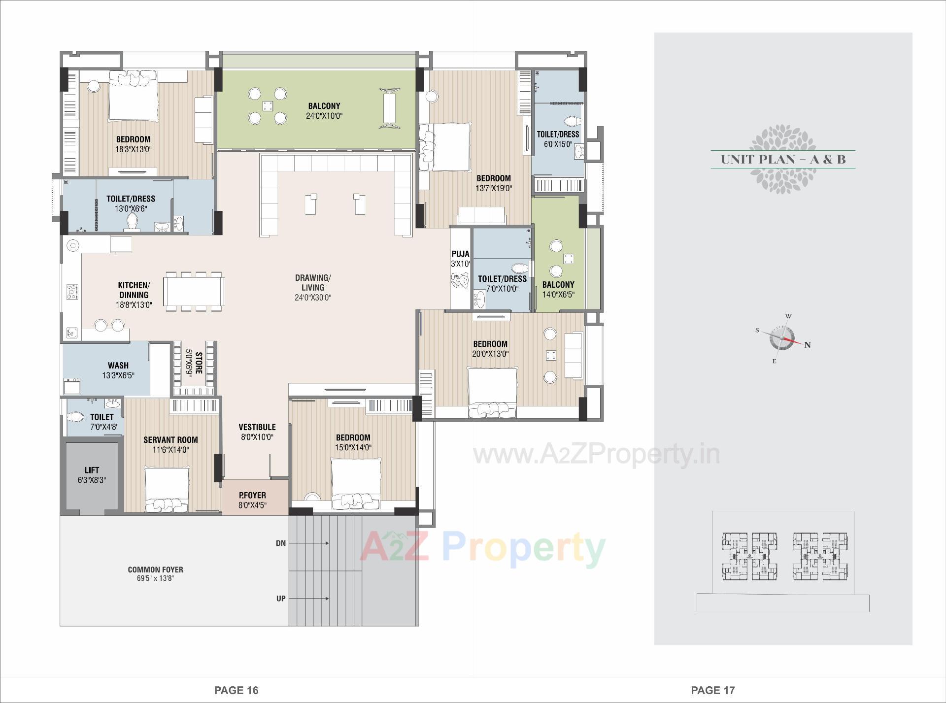Layout of real estate project The Mango located at Hanspura, Ahmedabad, Gujarat