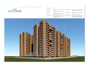 Elevation of real estate project The Metropark located at Vastral, Ahmedabad, Gujarat