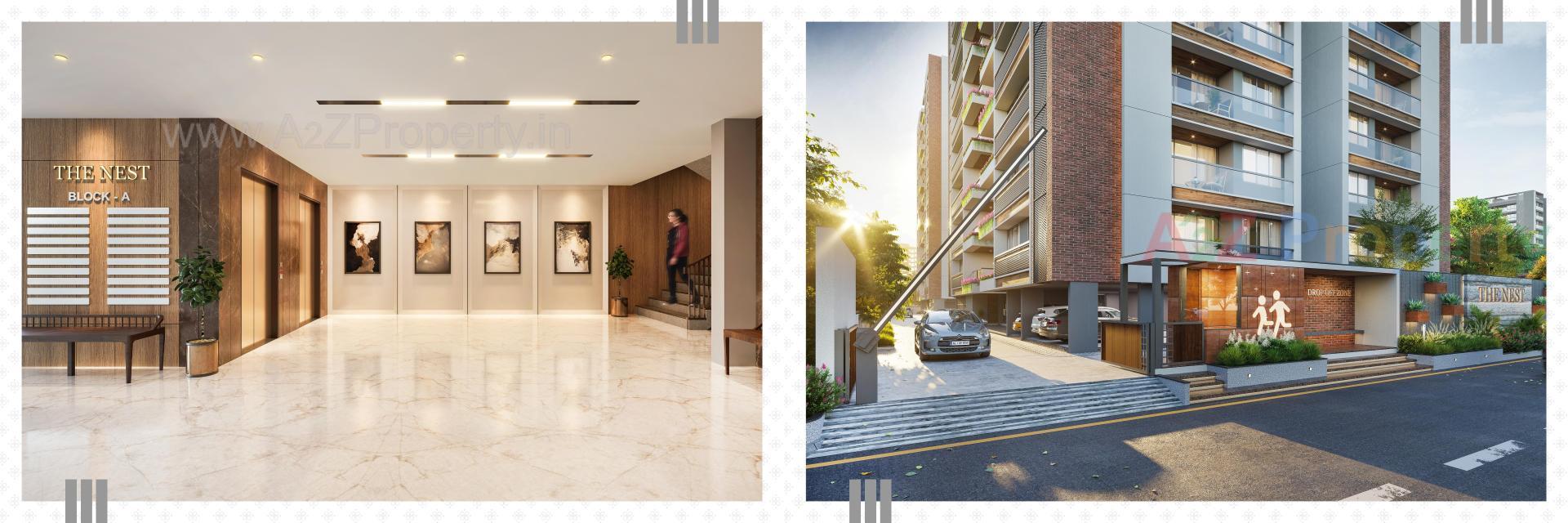 3D Elevation of real estate project The Nest Residency located at Nikol, Ahmedabad, Gujarat