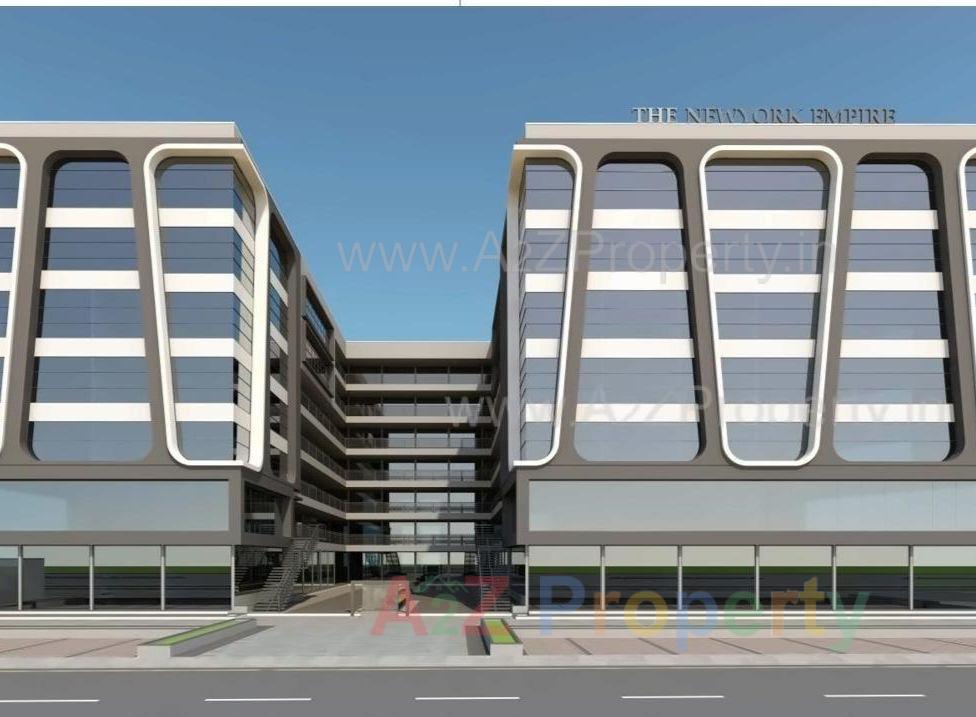 3D Elevation of real estate project The Newyork Empire located at Muthia, Ahmedabad, Gujarat