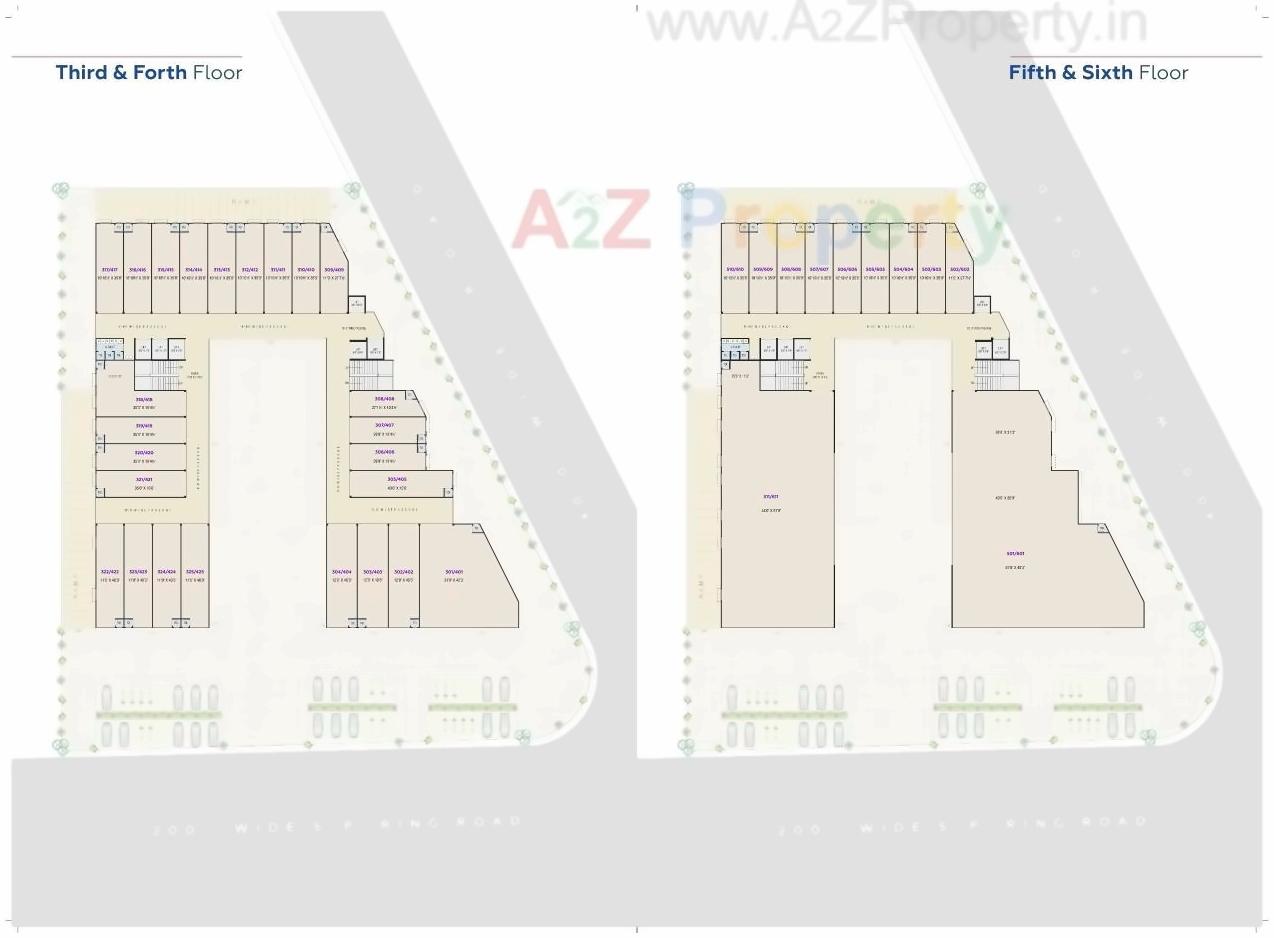Layout of real estate project The Newyork Empire located at Muthia, Ahmedabad, Gujarat
