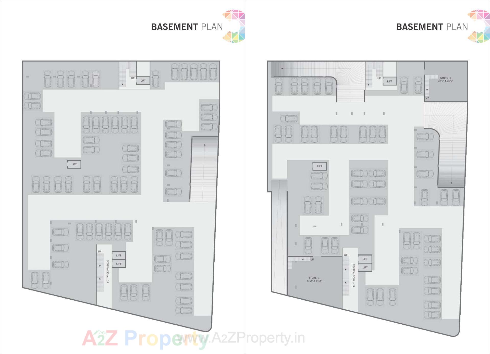 Layout of real estate project The Nikol Trade Center located at Ahmedabad, Ahmedabad, Gujarat
