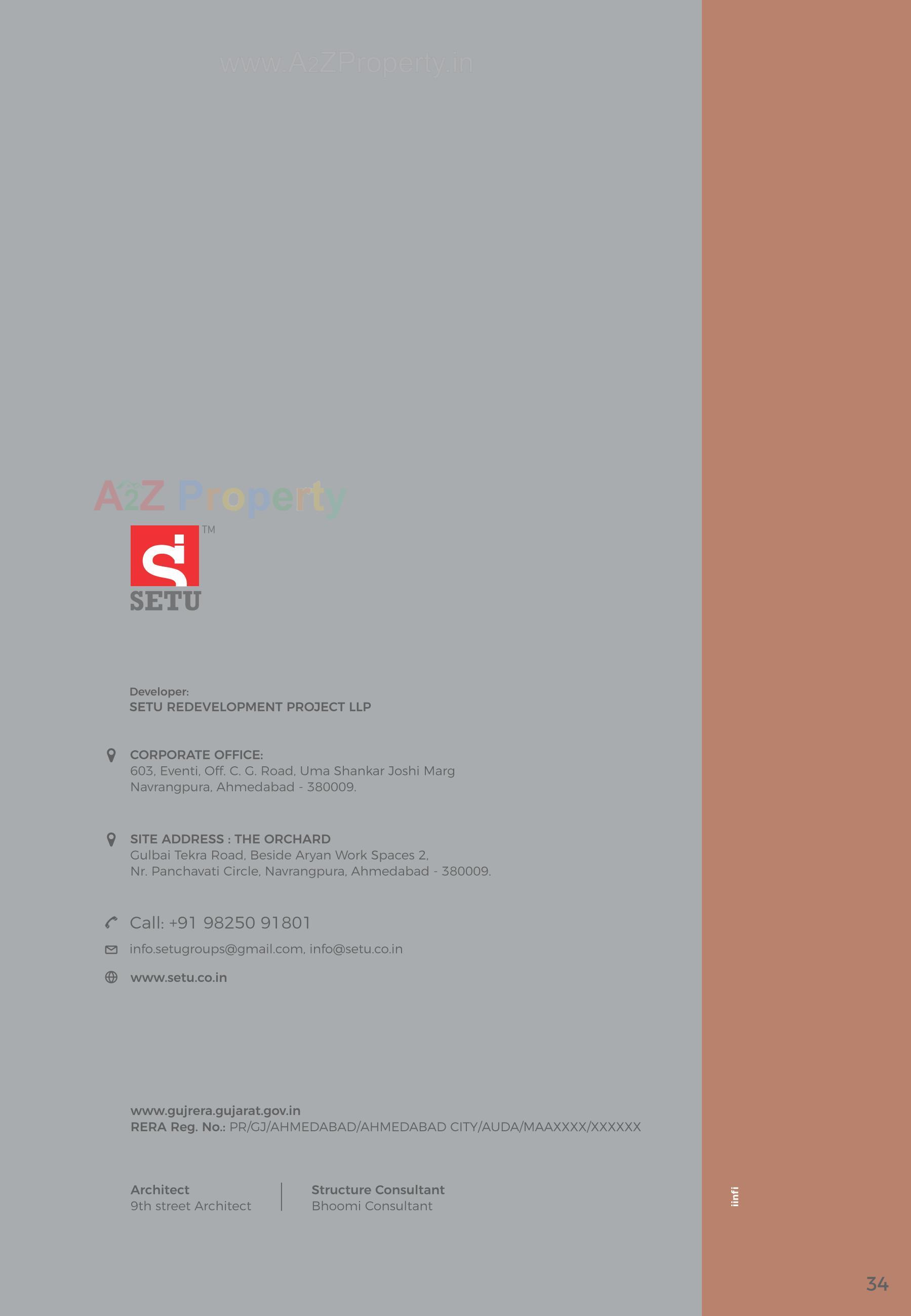  of real estate project The Orchard located at Kochrab, Ahmedabad, Gujarat