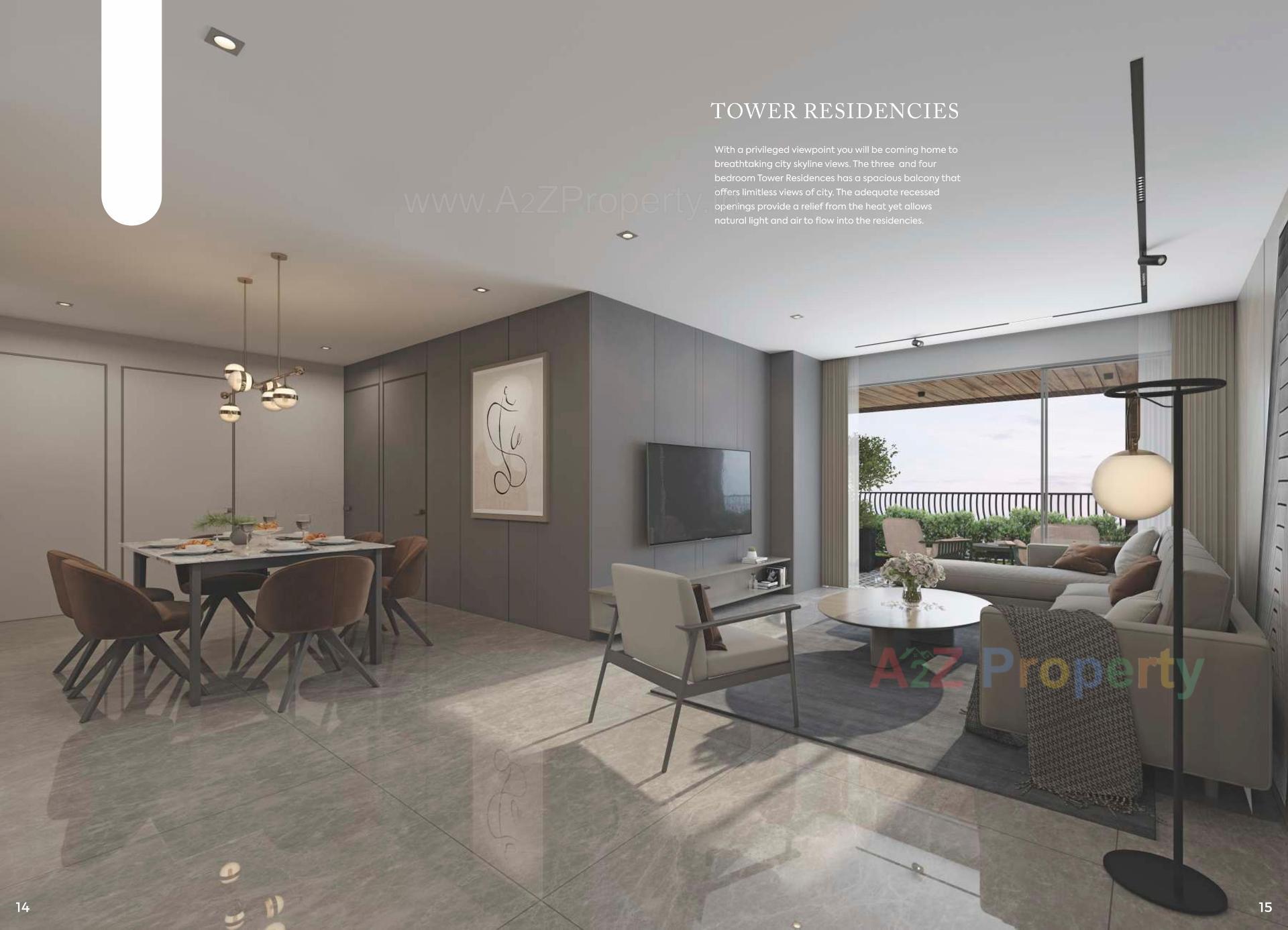 3D Elevation of real estate project The Orchard located at Kochrab, Ahmedabad, Gujarat