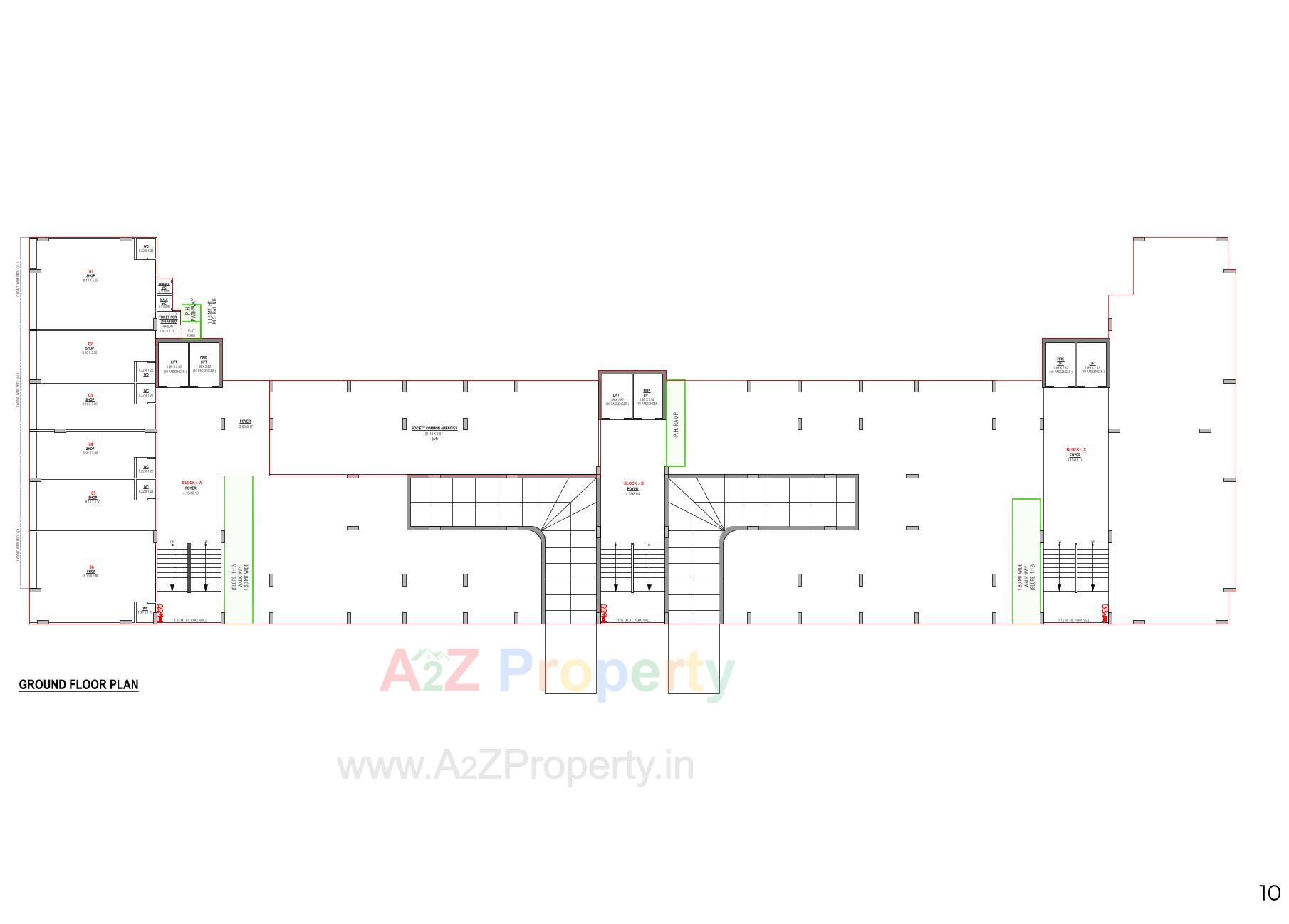 Layout of real estate project The Origin located at Laxmipura, Ahmedabad, Gujarat
