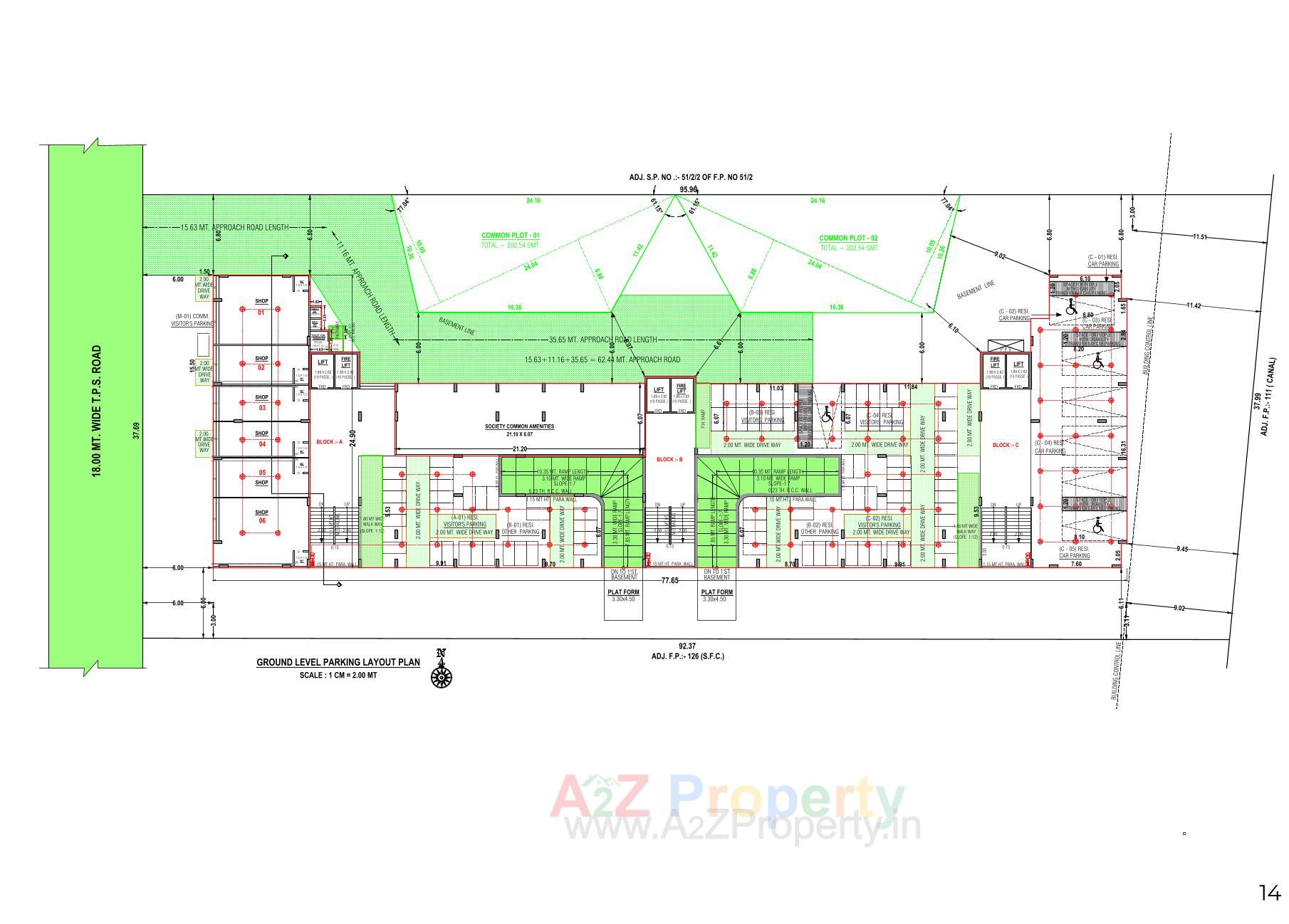 Layout of real estate project The Origin located at Laxmipura, Ahmedabad, Gujarat