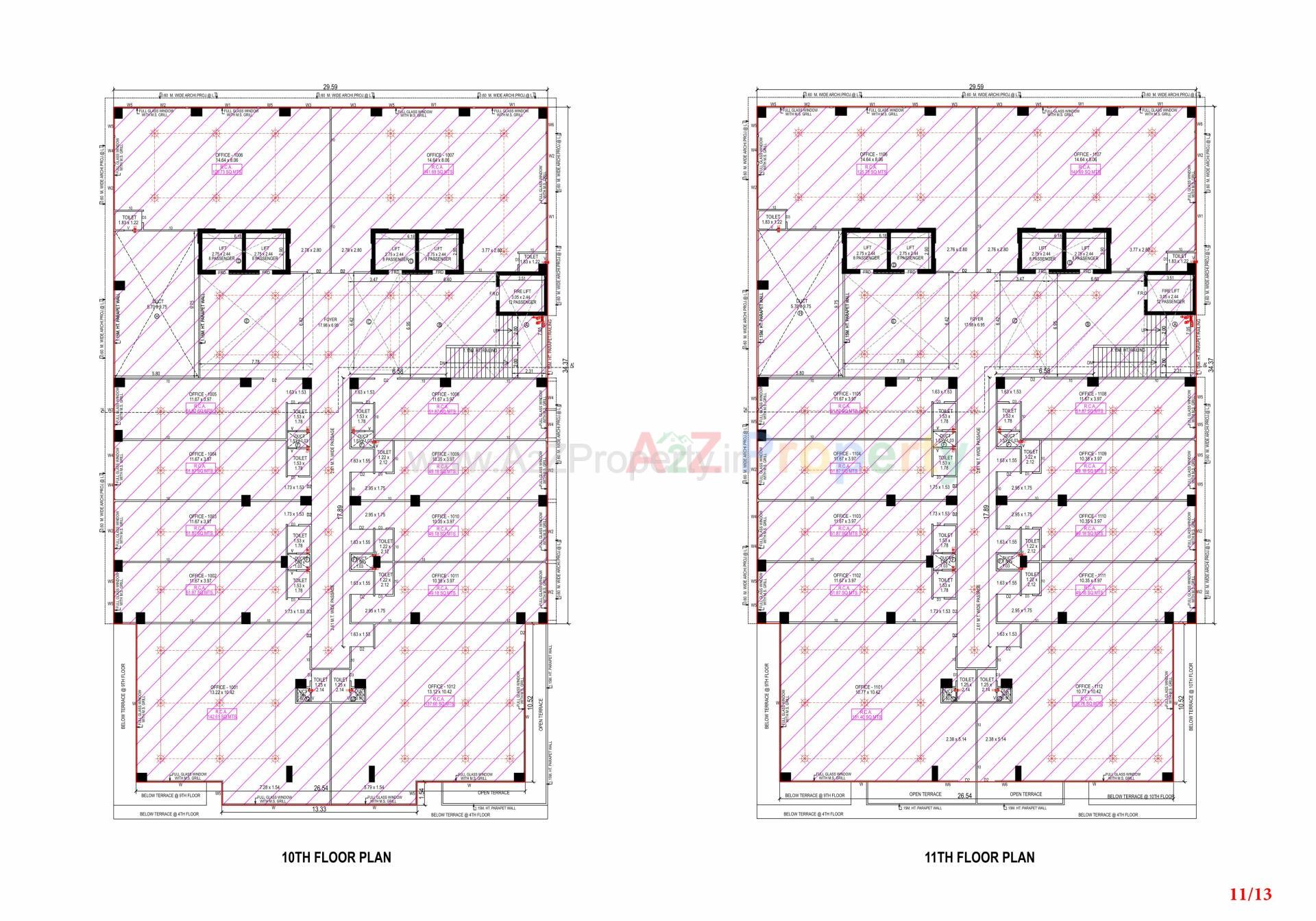 Layout of real estate project The Orion located at Ahmedabad, Ahmedabad, Gujarat