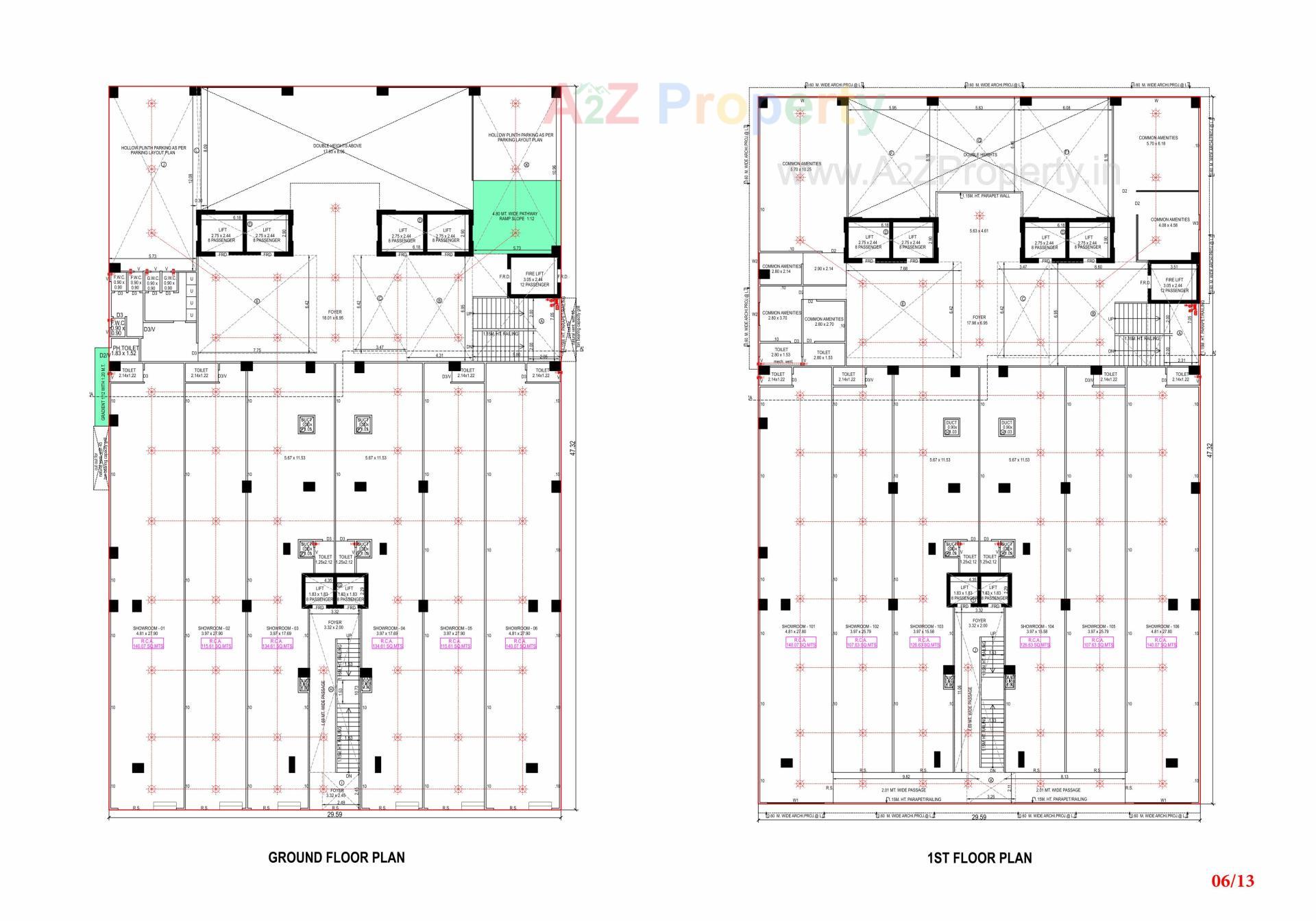 Layout of real estate project The Orion located at Ahmedabad, Ahmedabad, Gujarat