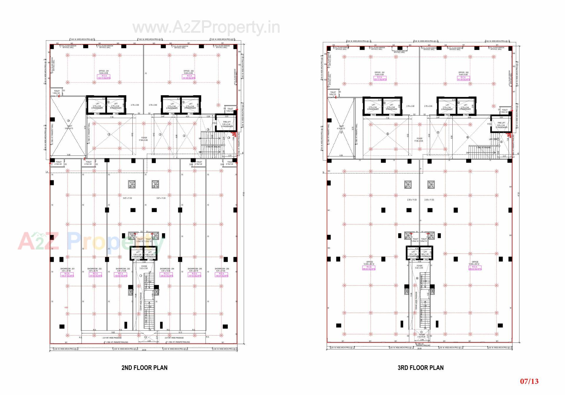 Layout of real estate project The Orion located at Ahmedabad, Ahmedabad, Gujarat
