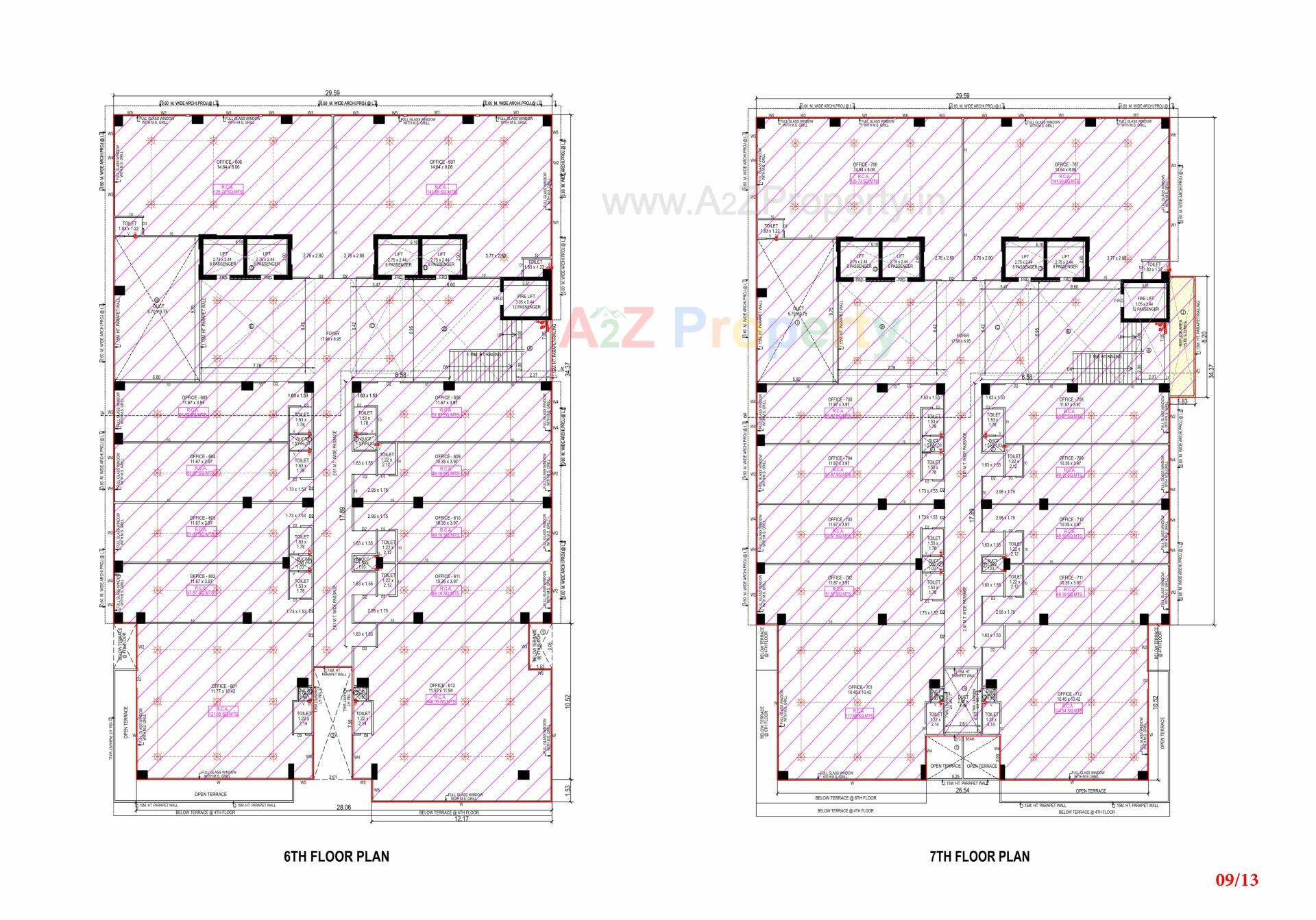 Layout of real estate project The Orion located at Ahmedabad, Ahmedabad, Gujarat