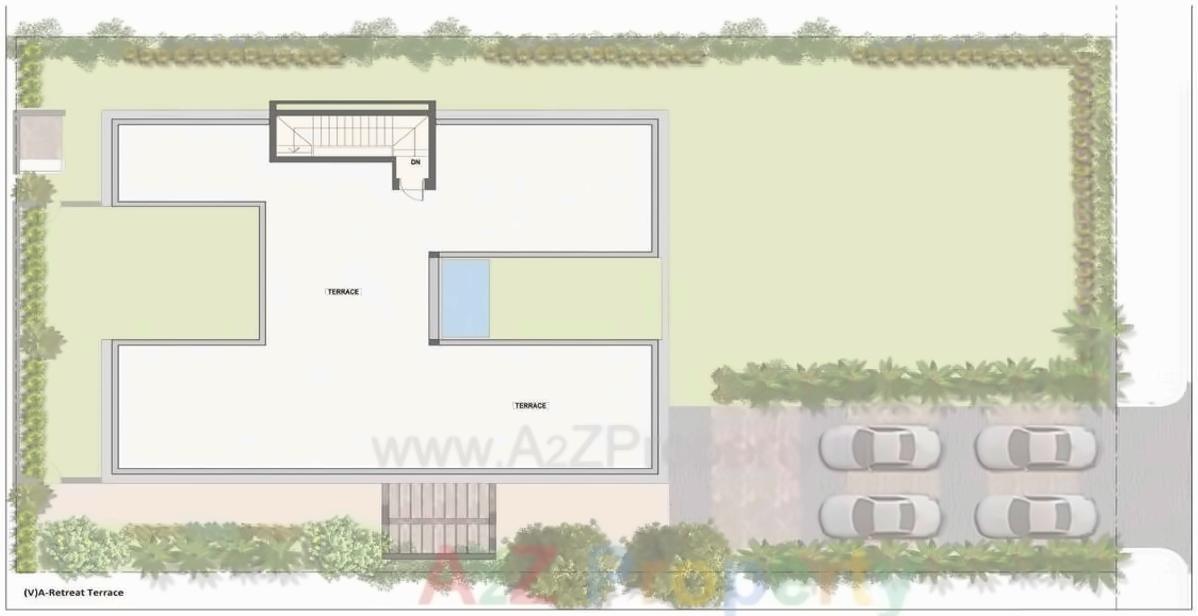 Layout of real estate project The Otherside located at Chekhalavasajda, Ahmedabad, Gujarat