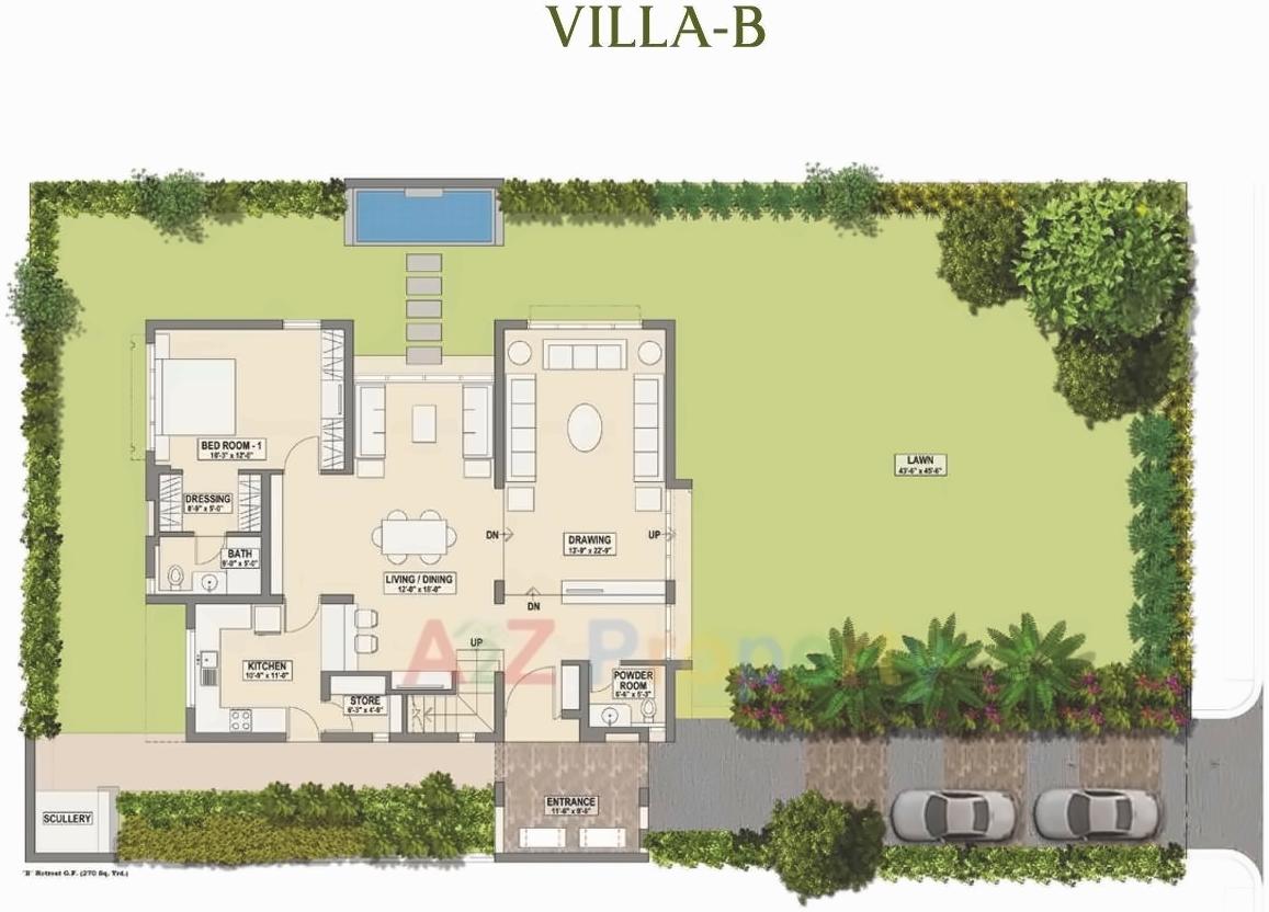 Layout of real estate project The Otherside located at Chekhalavasajda, Ahmedabad, Gujarat