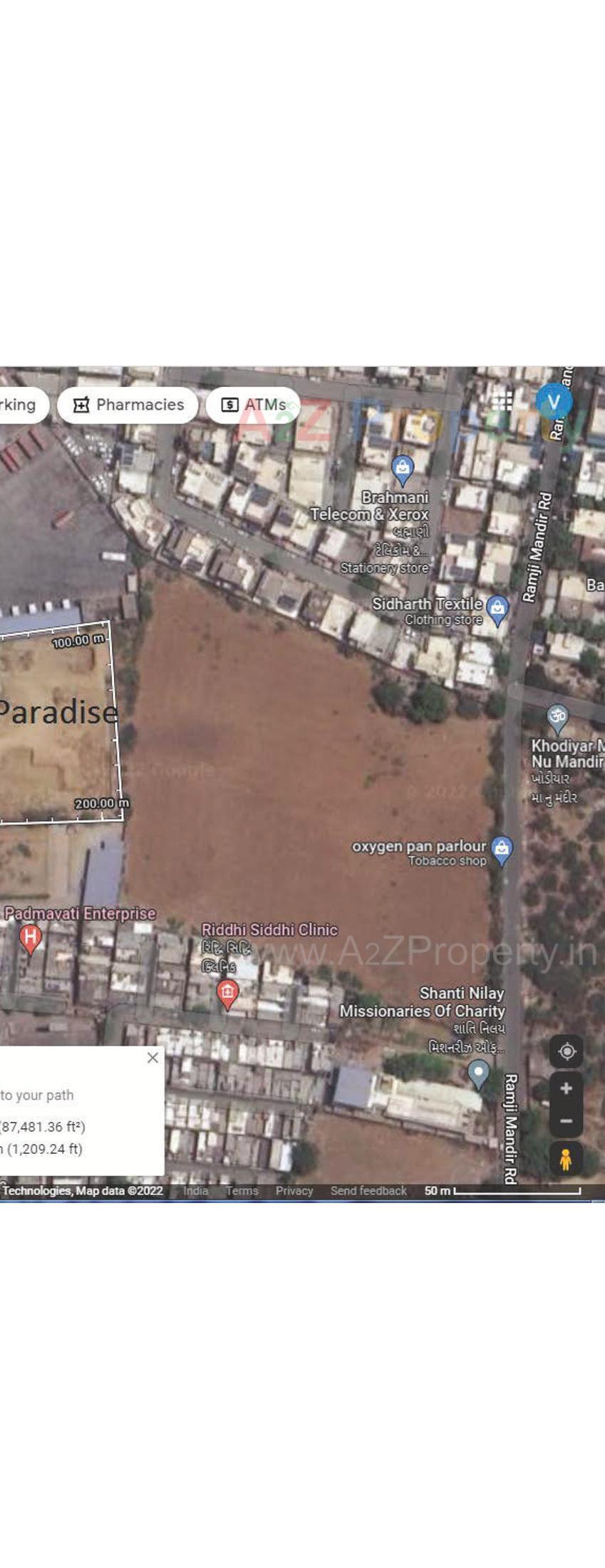 3D Elevation of real estate project The Palm Paradise located at Wadaj, Ahmedabad, Gujarat