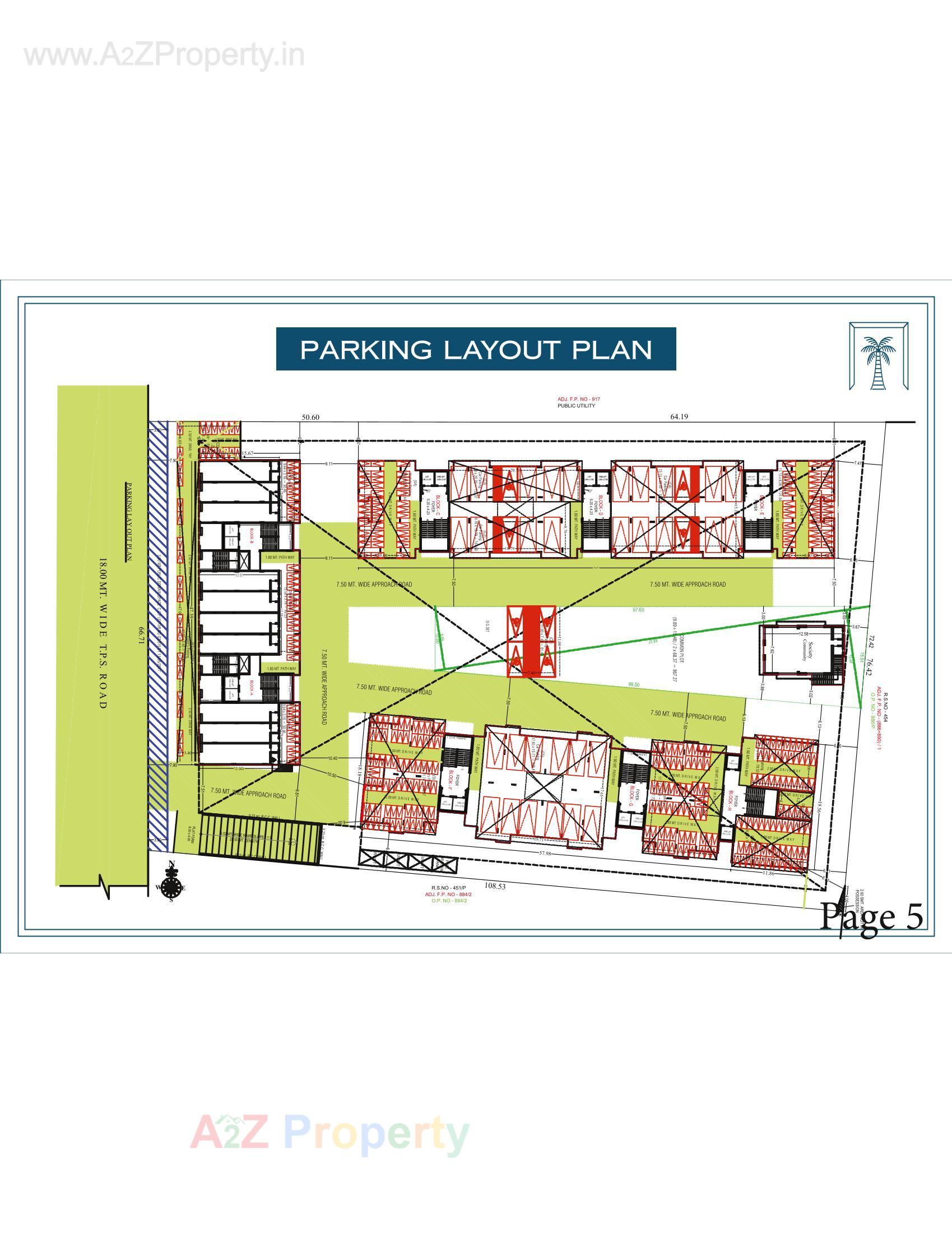  of real estate project The Palm Paradise located at Wadaj, Ahmedabad, Gujarat