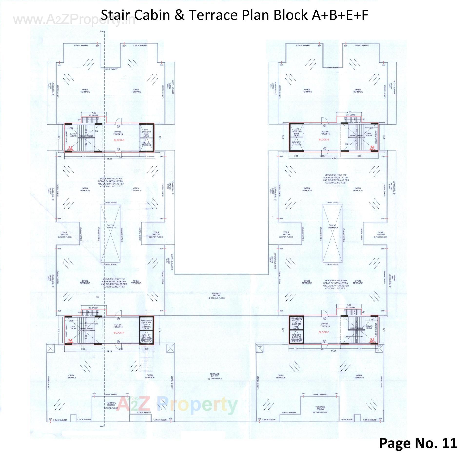 Layout of real estate project The Palm Paradise located at Wadaj, Ahmedabad, Gujarat