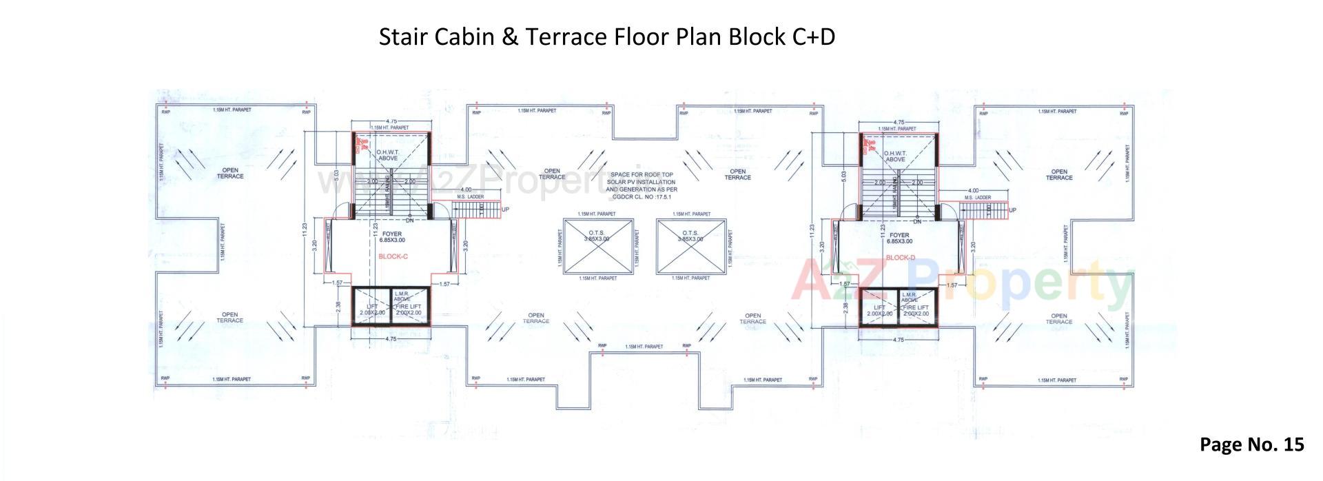 Layout of real estate project The Palm Paradise located at Wadaj, Ahmedabad, Gujarat